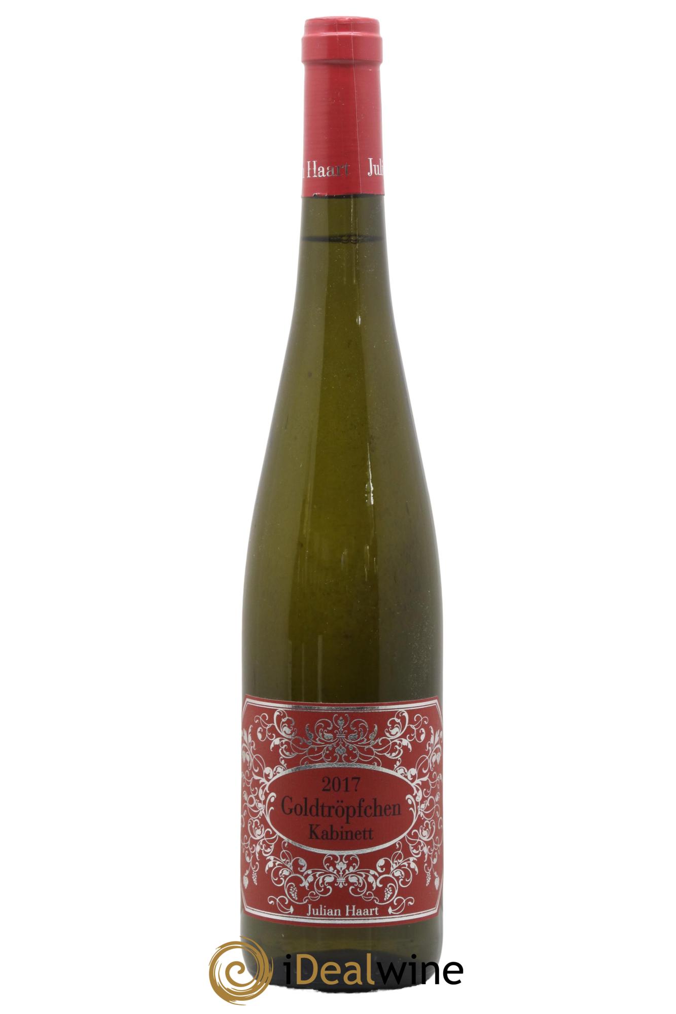 Allemagne Goldtropfchen Kabinett Julian Haart 2017 - Lot de 1 bouteille - 0
