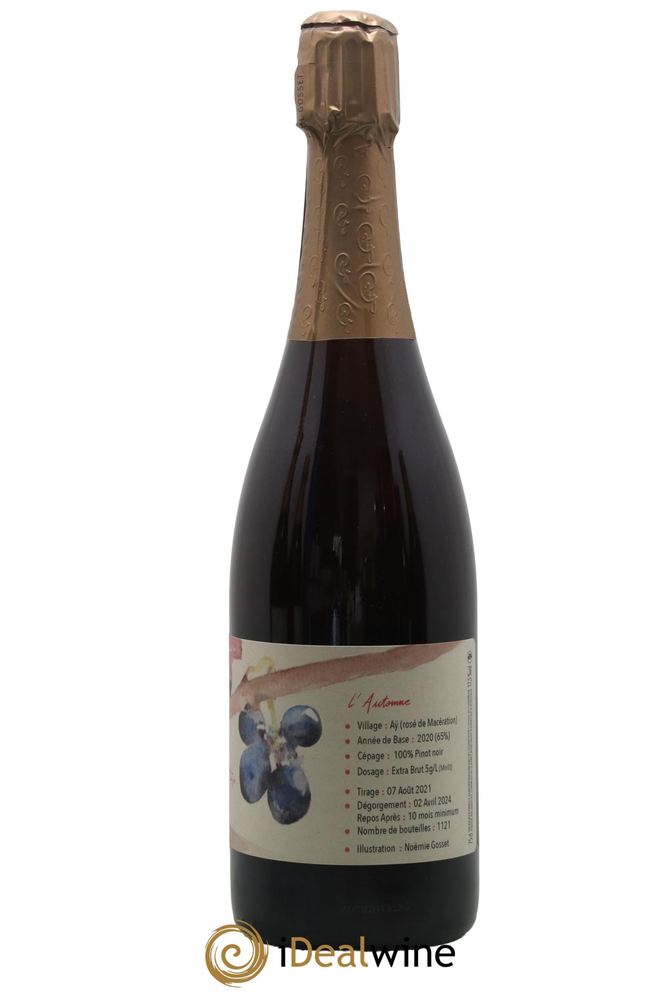 Au Fil des Temps l'Automne Paul Gosset - Lot of 1 bottle - 1