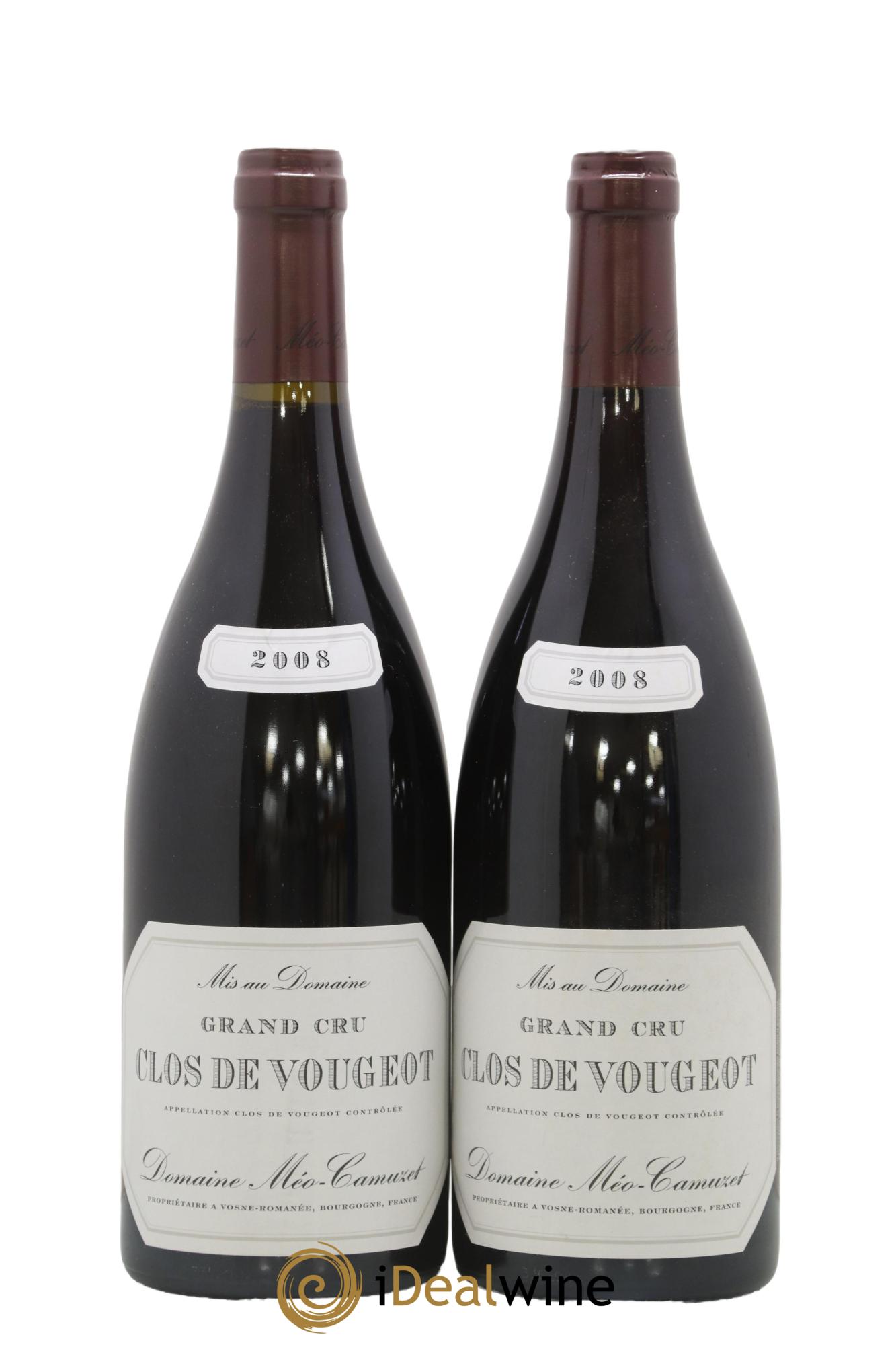 Clos de Vougeot Grand Cru Méo-Camuzet (Domaine) 2008 - Posten von 2 Flaschen - 0