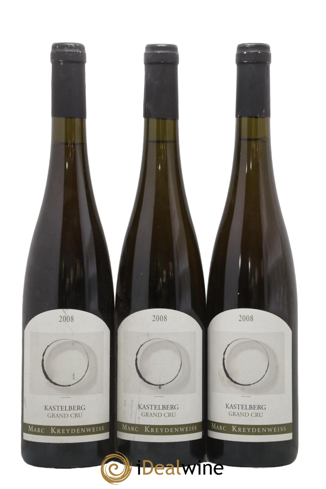 Alsace Riesling Grand Cru Kastelberg Marc Kreydenweiss 2008 - Lot de 3 bouteilles - 0