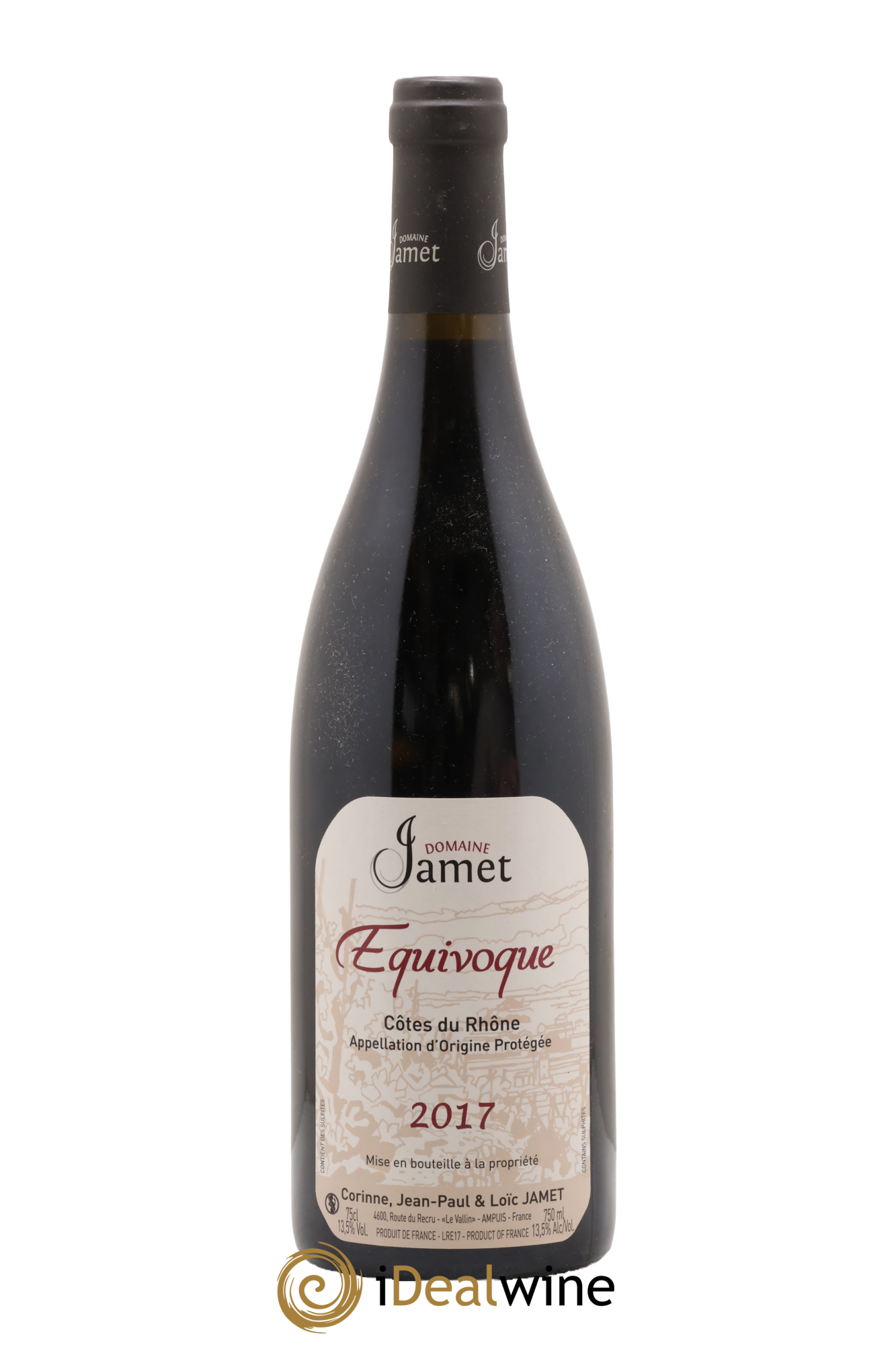 Côtes-du-Rhône Equivoque Jamet (Domaine) 2017 - Lot of 1 bottle - 0