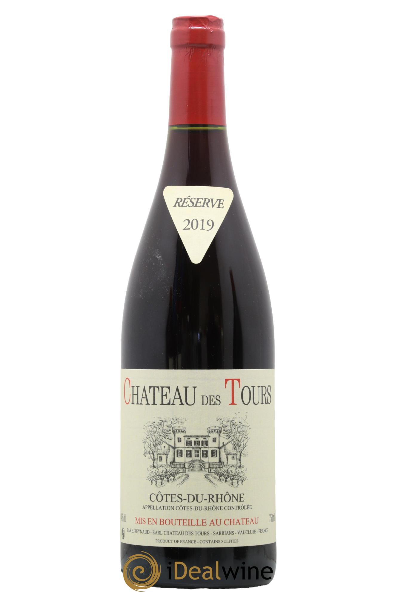 Côtes-du-Rhône Château des Tours Emmanuel Reynaud 2019 - Lot de 1 bouteille - 0