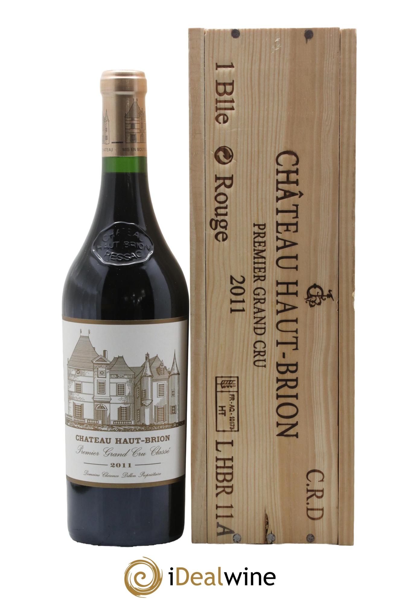 Château Haut Brion 1er Grand Cru Classé 2011 - Lot de 1 bouteille - 0