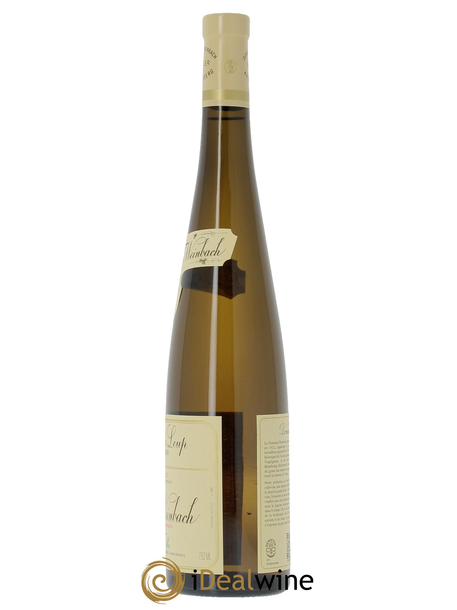Alsace Gewurtztraminer Les Treilles du Loup Weinbach (Domaine)  2024 - Lot de 1 bouteille - 3