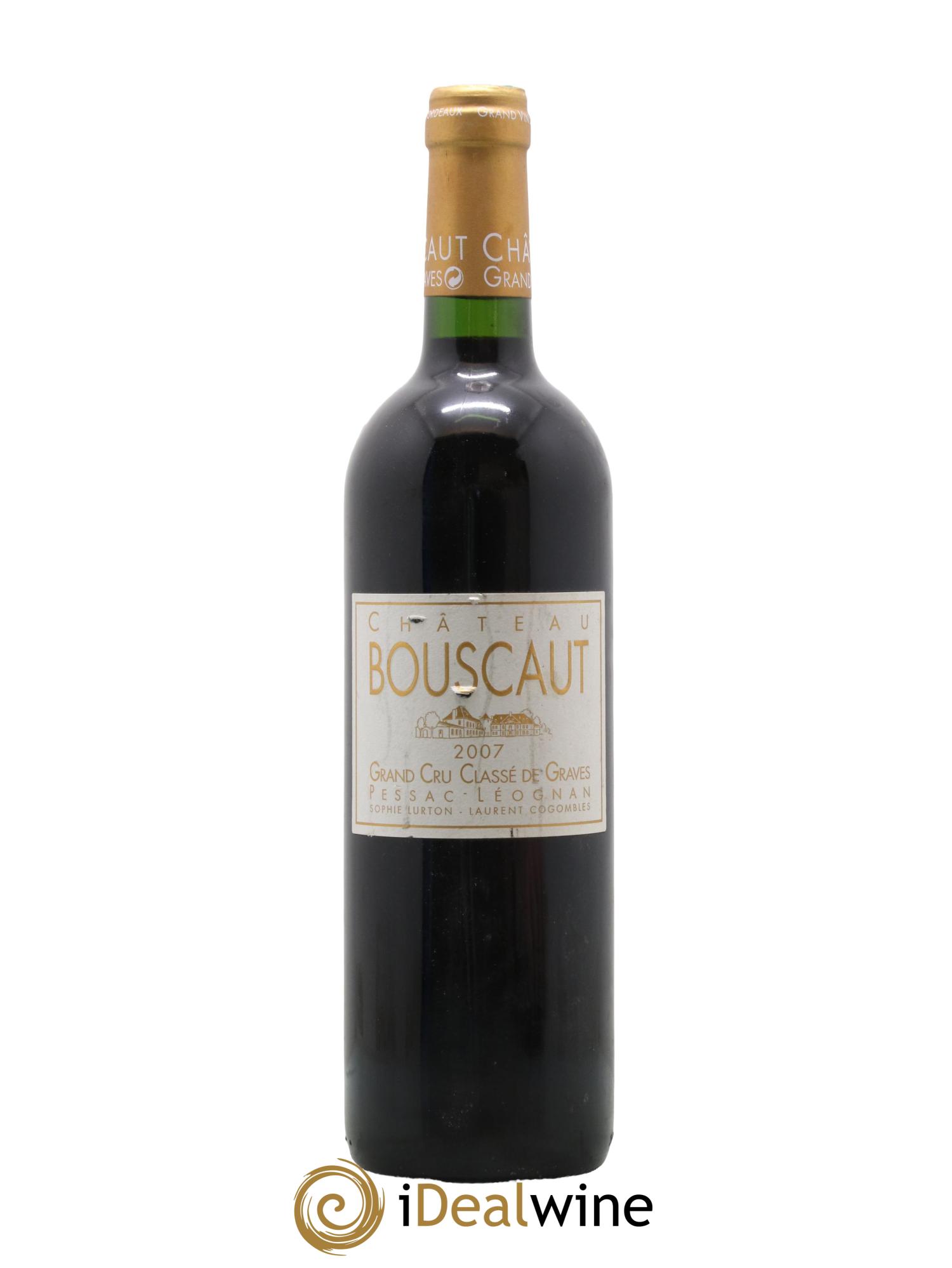 Château Bouscaut Cru Classé de Graves 2007 - Lot de 1 bouteille - 0
