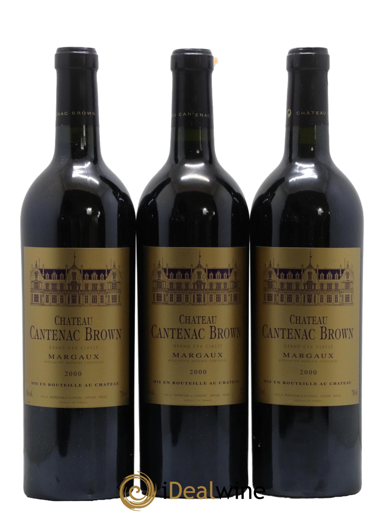 Château Cantenac Brown 3ème Grand Cru Classé 2000 - Lot de 6 bouteilles - 2