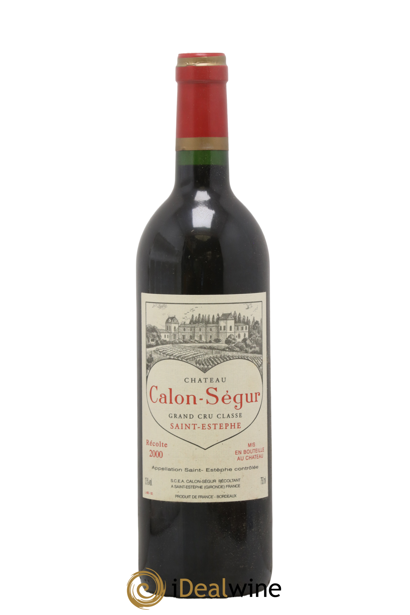 Château Calon Ségur 3ème Grand Cru Classé 2000 - Lotto di 1 bottiglia - 0