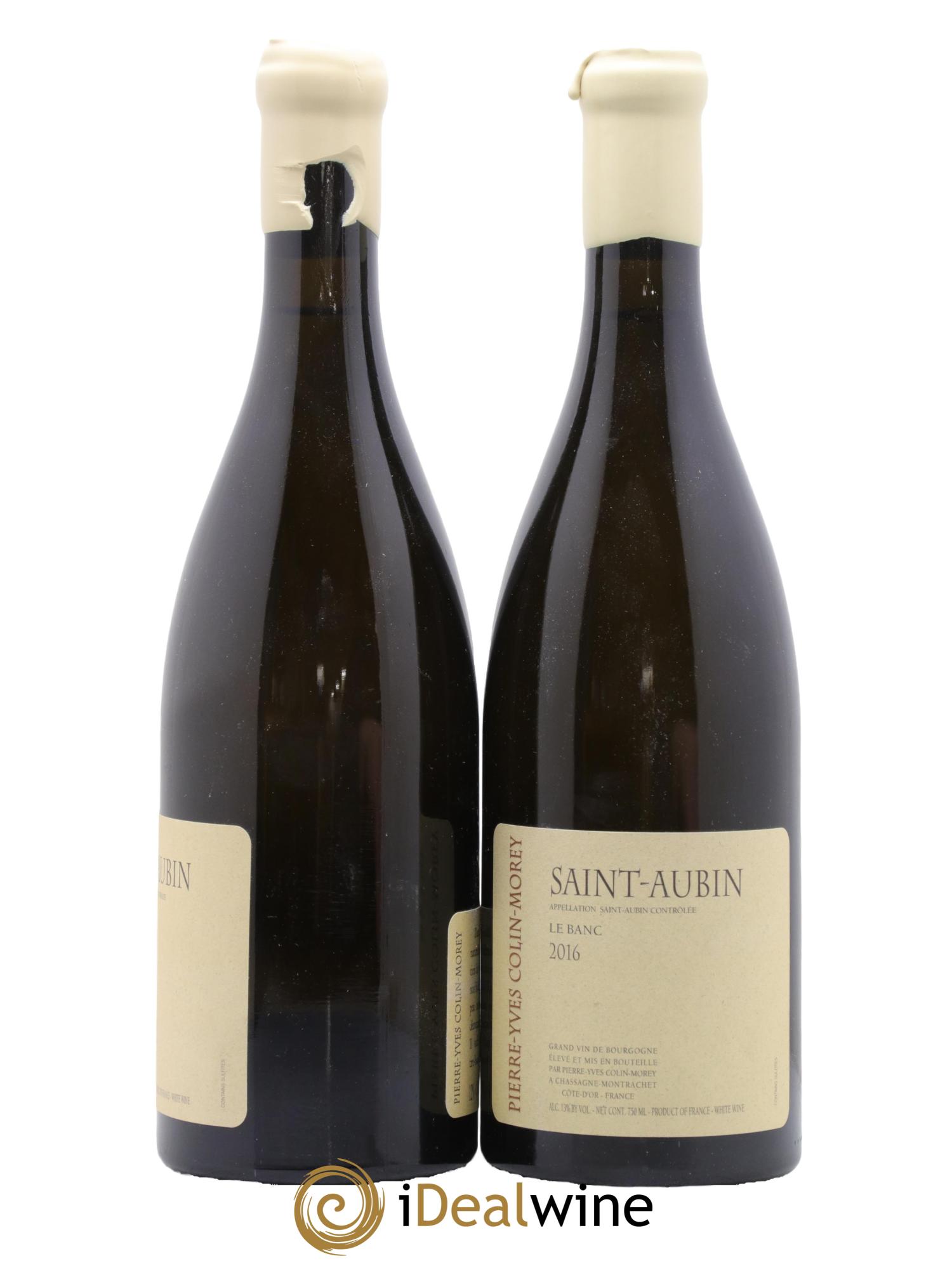 Saint-Aubin Le Banc Pierre-Yves Colin Morey 2016 - Lot of 2 bottles - 1