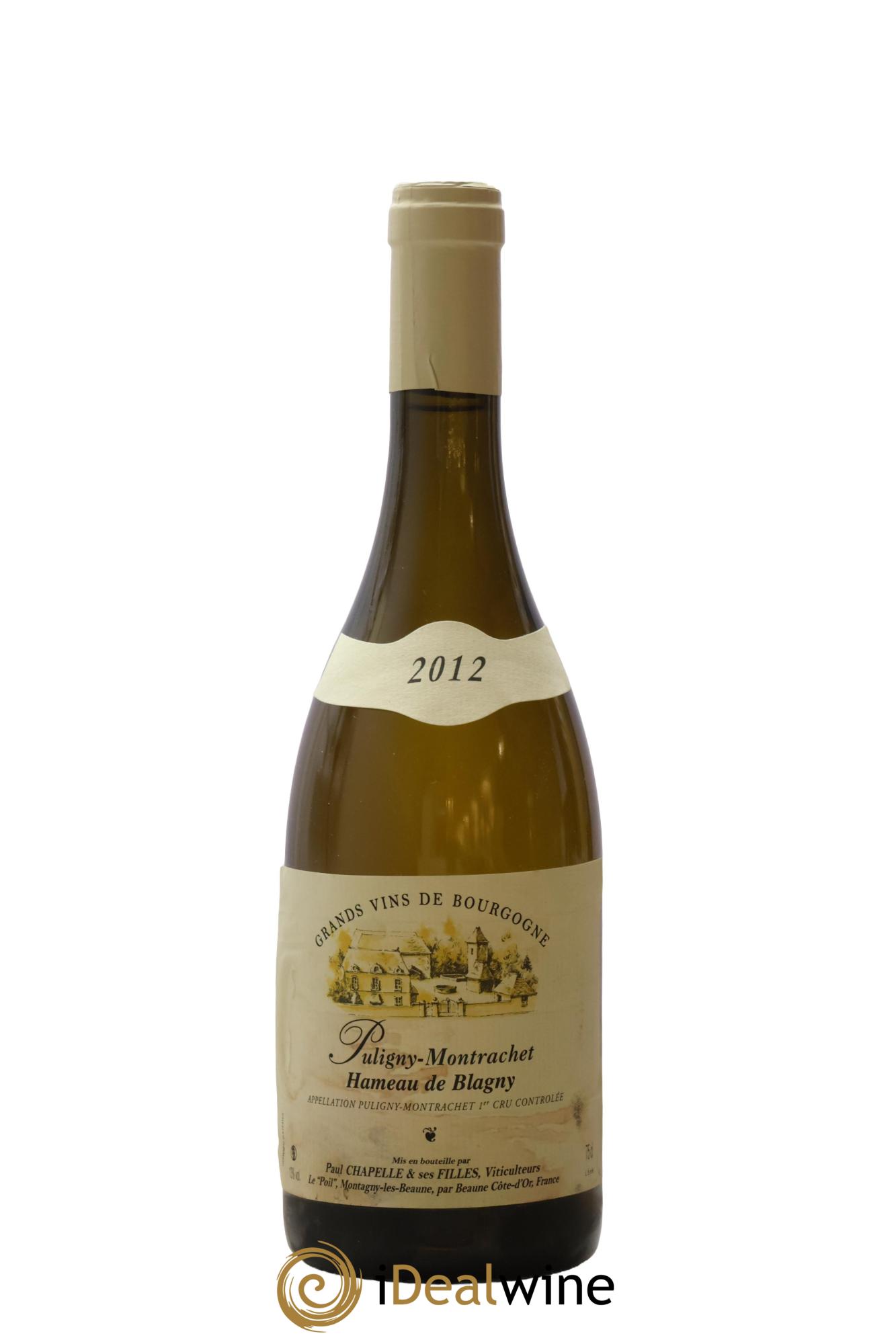 Puligny-Montrachet 1er Cru Hameau De Blagny Paul Chapelle 2012 - Lot de 1 bouteille - 0