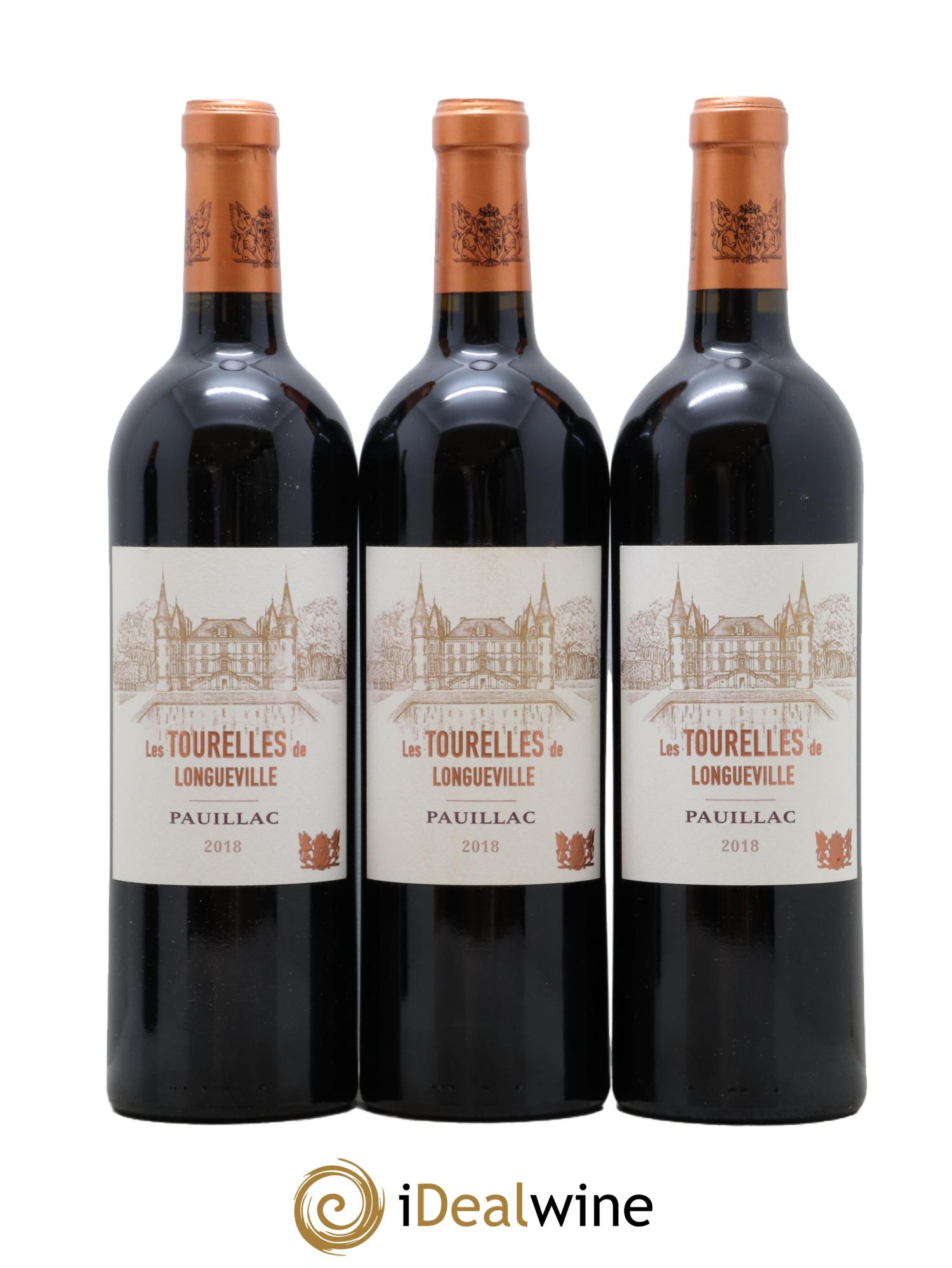 Les Tourelles de Longueville Second Vin 2018 - Lot de 3 bouteilles - 0