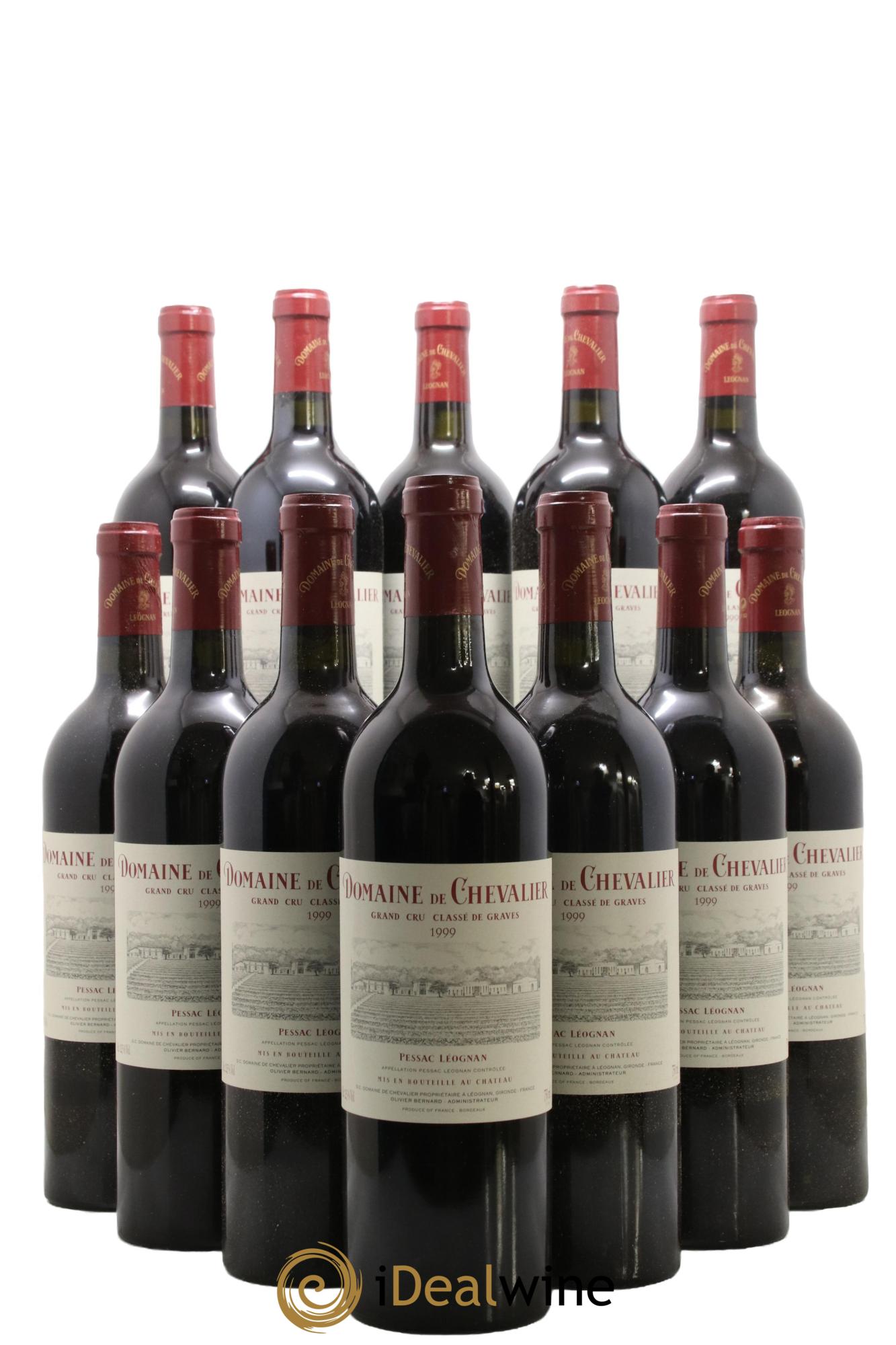 Domaine de Chevalier Cru Classé de Graves 1999 - Lot de 12 bouteilles - 0