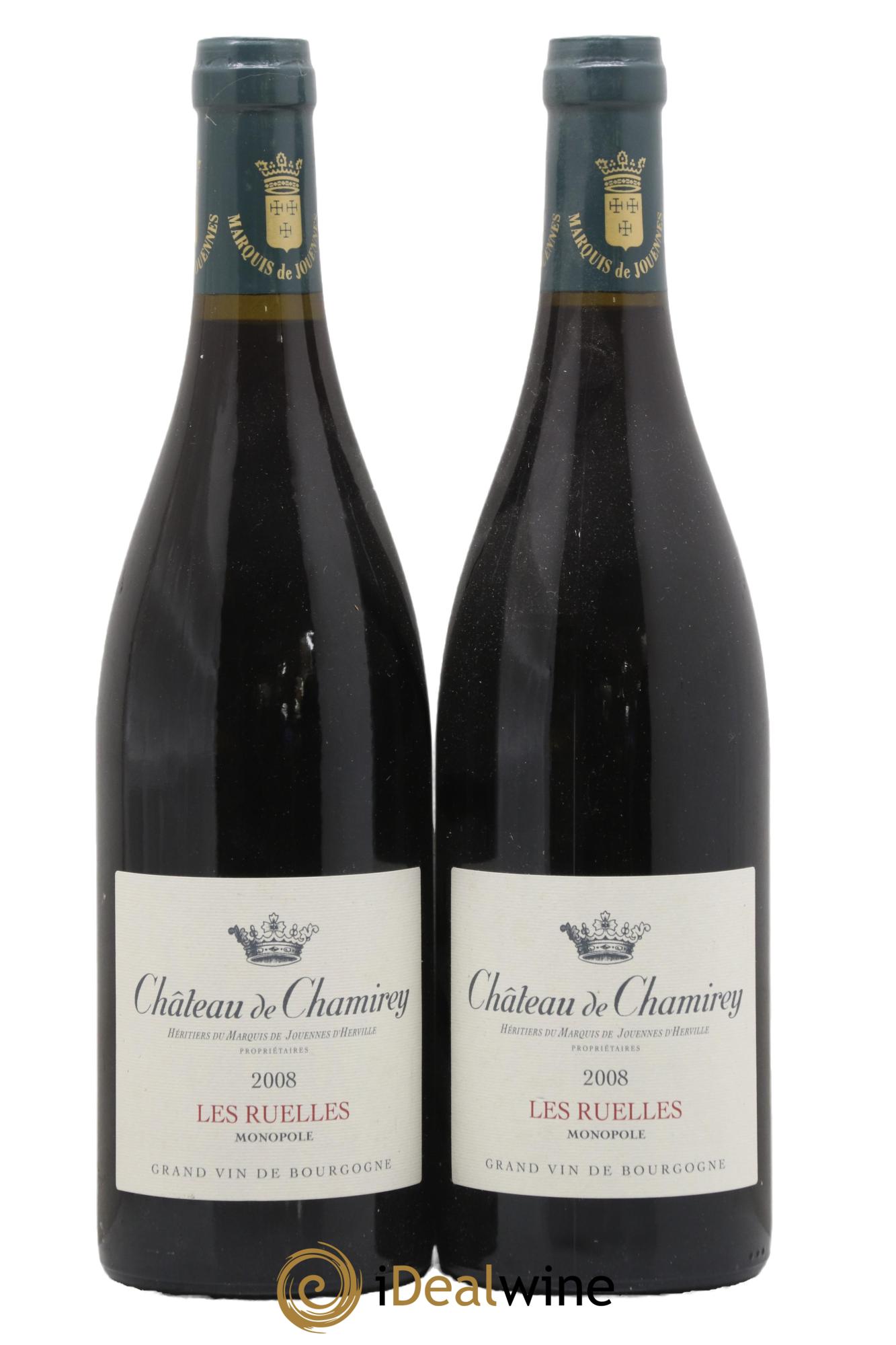 Mercurey 1er Cru Clos des Ruelles Château de Chamirey 2008 - Lot of 2 bottles - 0
