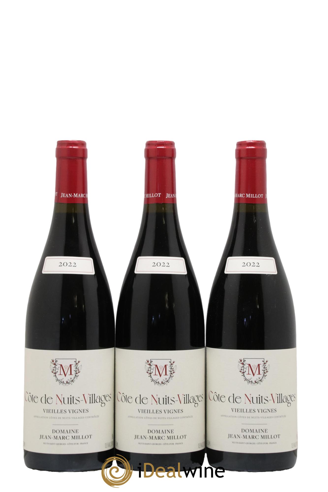Côte de Nuits Vieilles Vignes Jean-Marc Millot 2022 - Lot de 3 bouteilles - 0