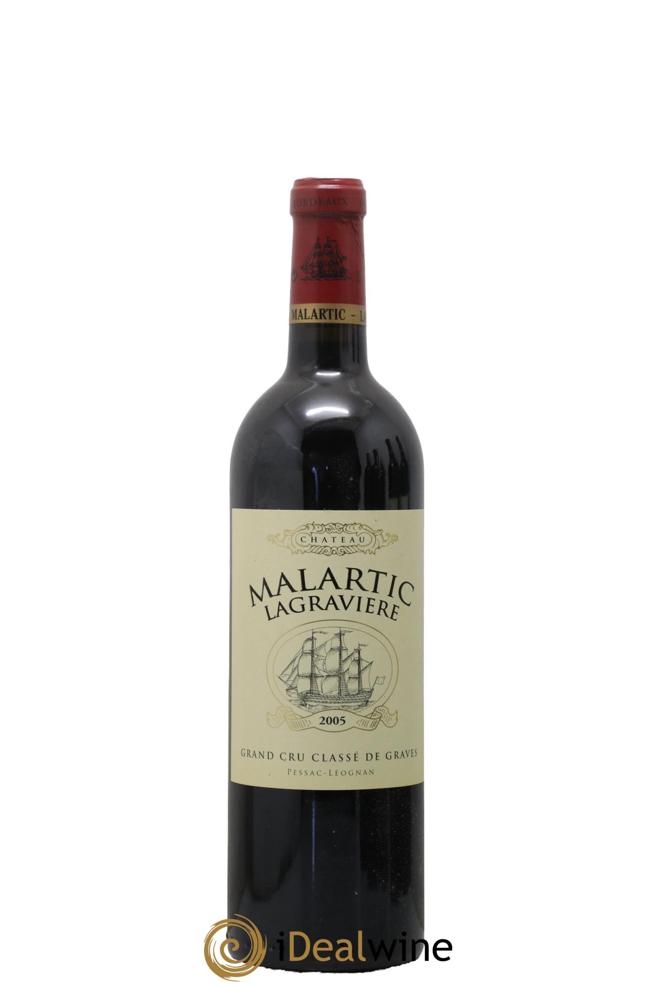 Château Malartic-Lagravière Cru Classé de Graves 2005 - Lotto di 1 bottiglia - 0