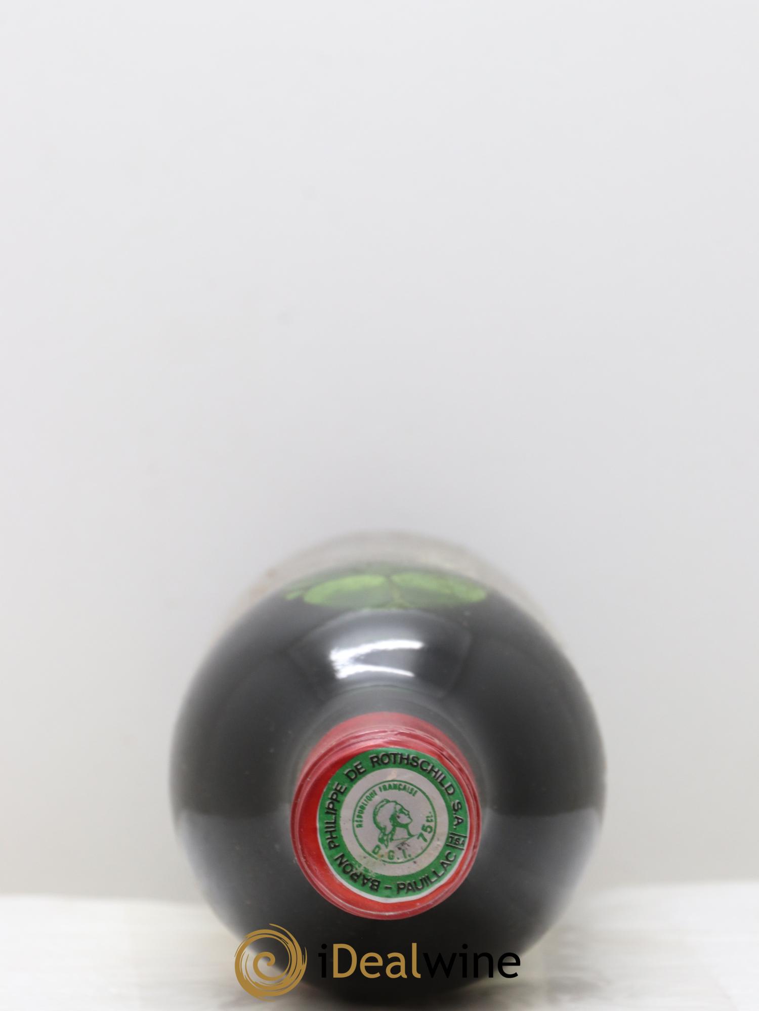 Château Mouton Rothschild 1er Grand Cru Classé 1978 - Lot de 1 bouteille - 1