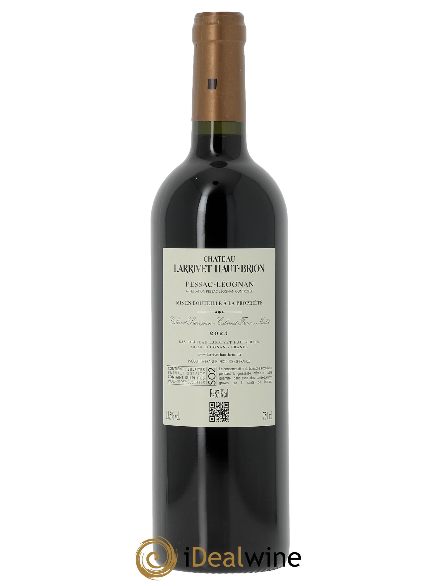 Château Larrivet Haut-Brion  2023 - Lot de 1 bouteille - 1