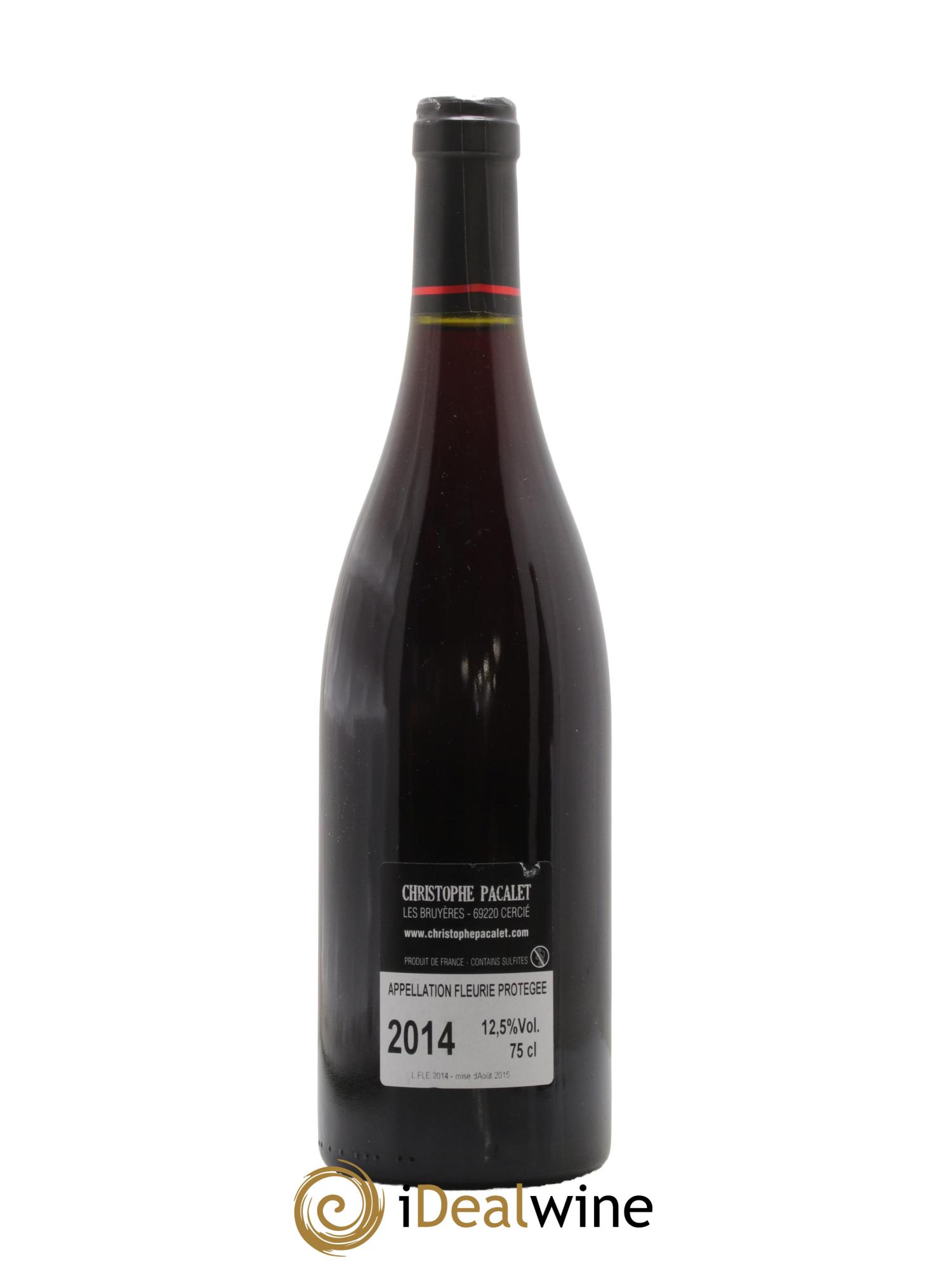 Fleurie Christophe Pacalet 2014 - Lot de 1 bouteille - 1