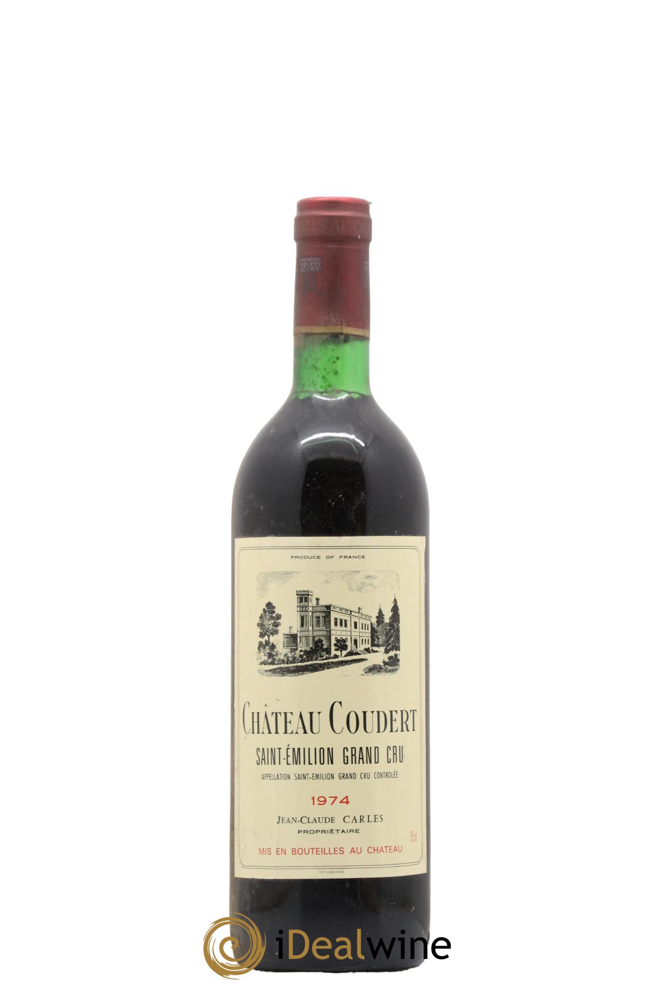 Saint-Émilion Grand Cru Chateau Coudert 1974 - Lot of 1 bottle - 0