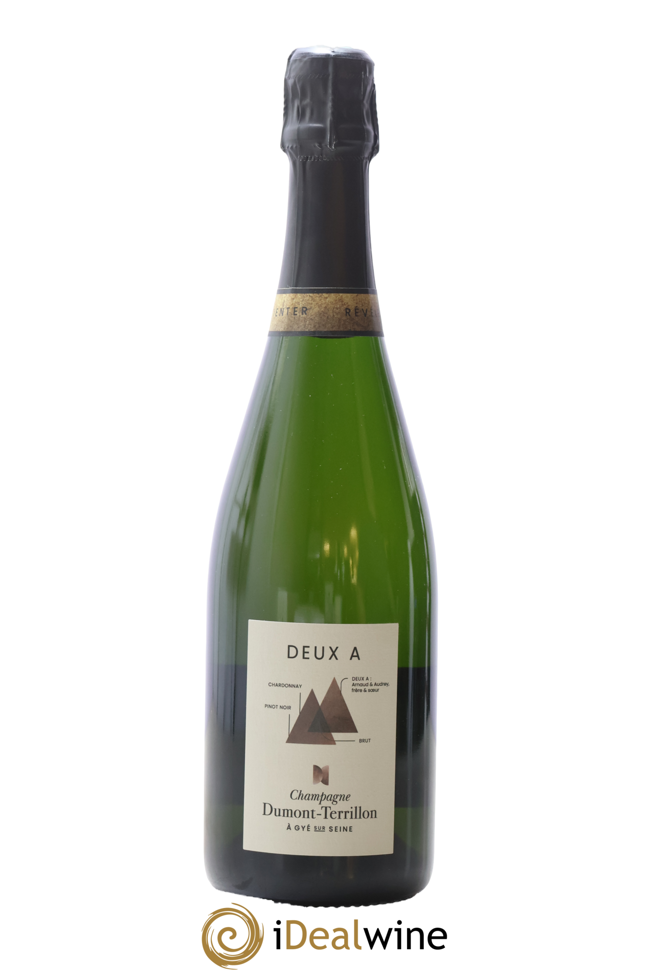 Champagne Brut Les Deux A Dumont-Terrillon - Lot de 1 bouteille - 0