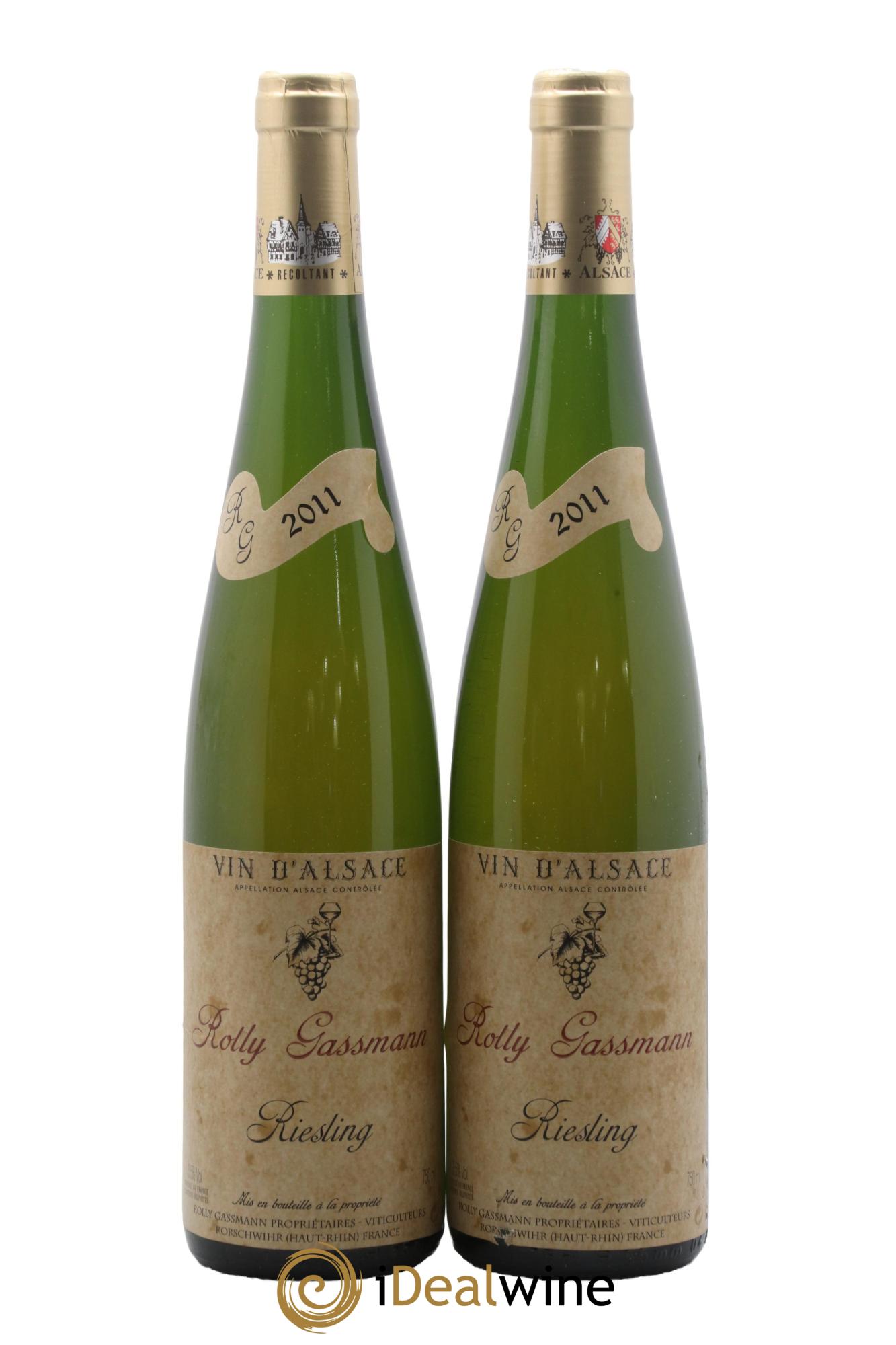 Alsace Riesling Rolly-Gassmann 2011 - Lotto di 2 bottiglie - 0