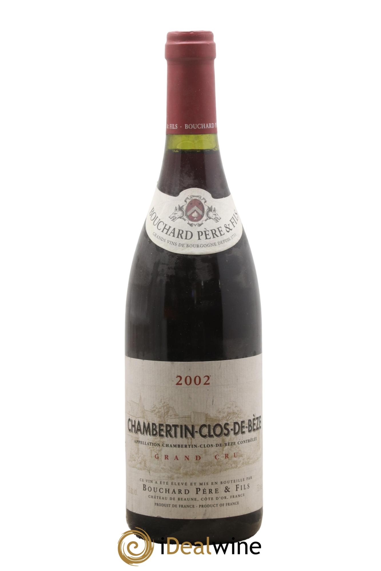 Chambertin Clos de Bèze Grand Cru Bouchard Père & Fils 2002 - Lot de 1 bouteille - 0