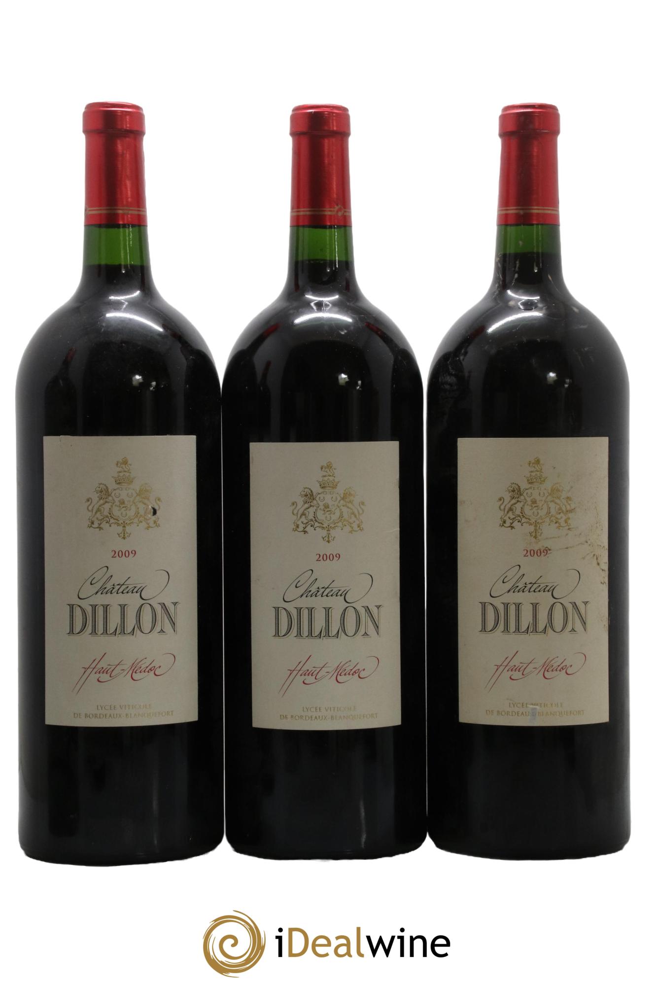Château Dillon Cru Bourgeois 2009 - Lot de 3 magnums - 0