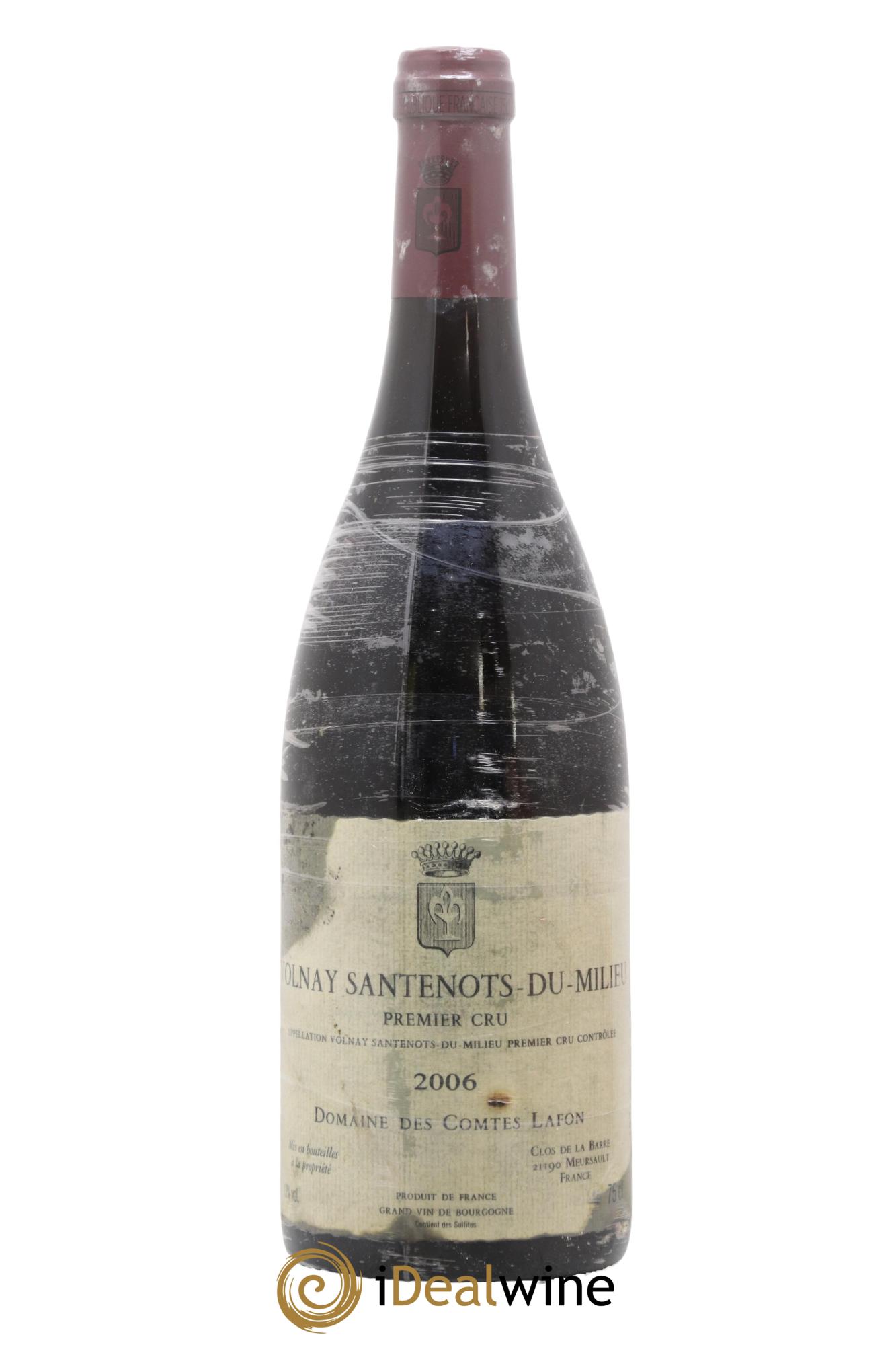 Volnay 1er Cru Santenots du Milieu Comtes Lafon (Domaine des) 2006 - Lotto di 1 bottiglia - 0