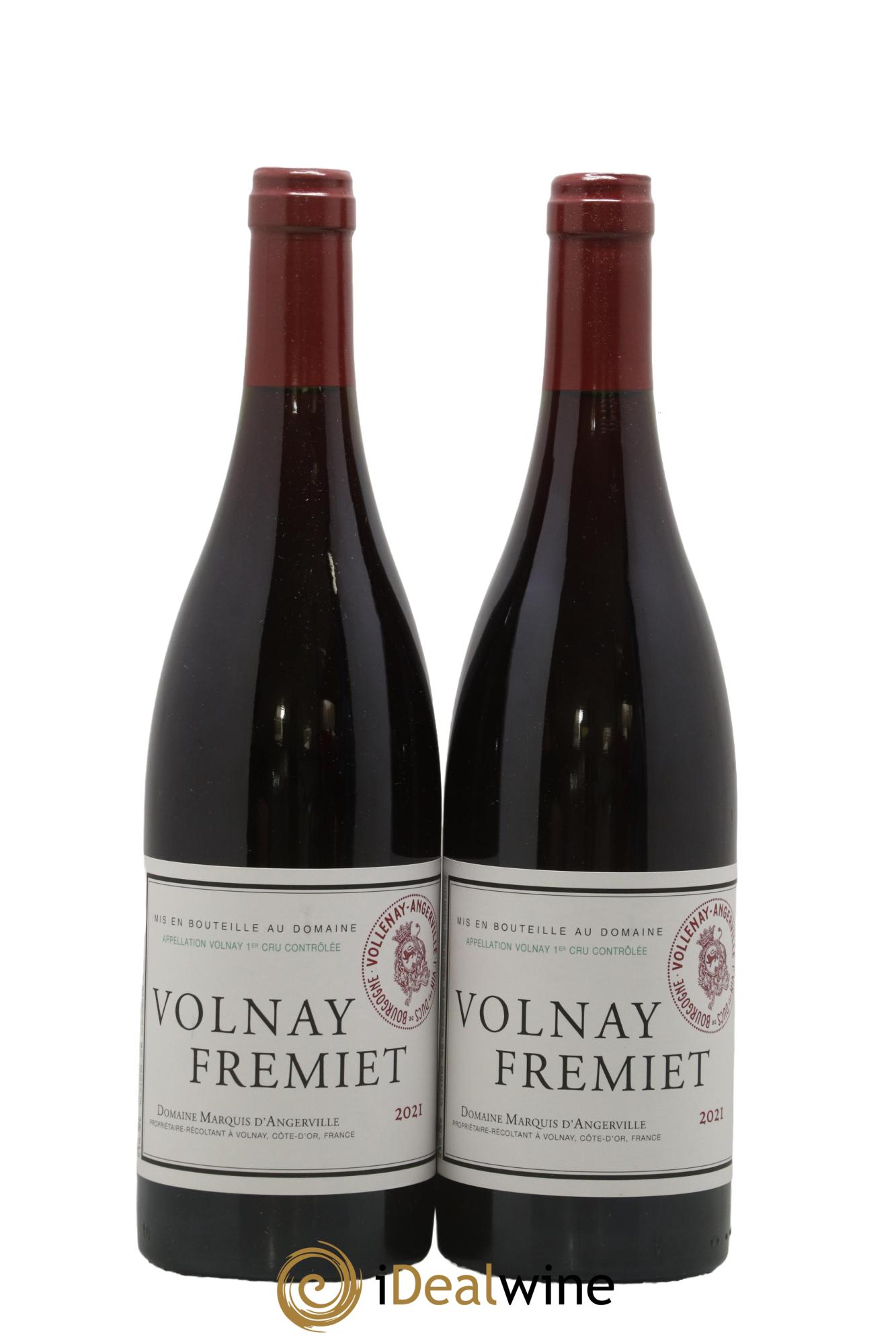Volnay 1er Cru Frémiet Marquis d'Angerville (Domaine) 2021 - Posten von 2 Flaschen - 0