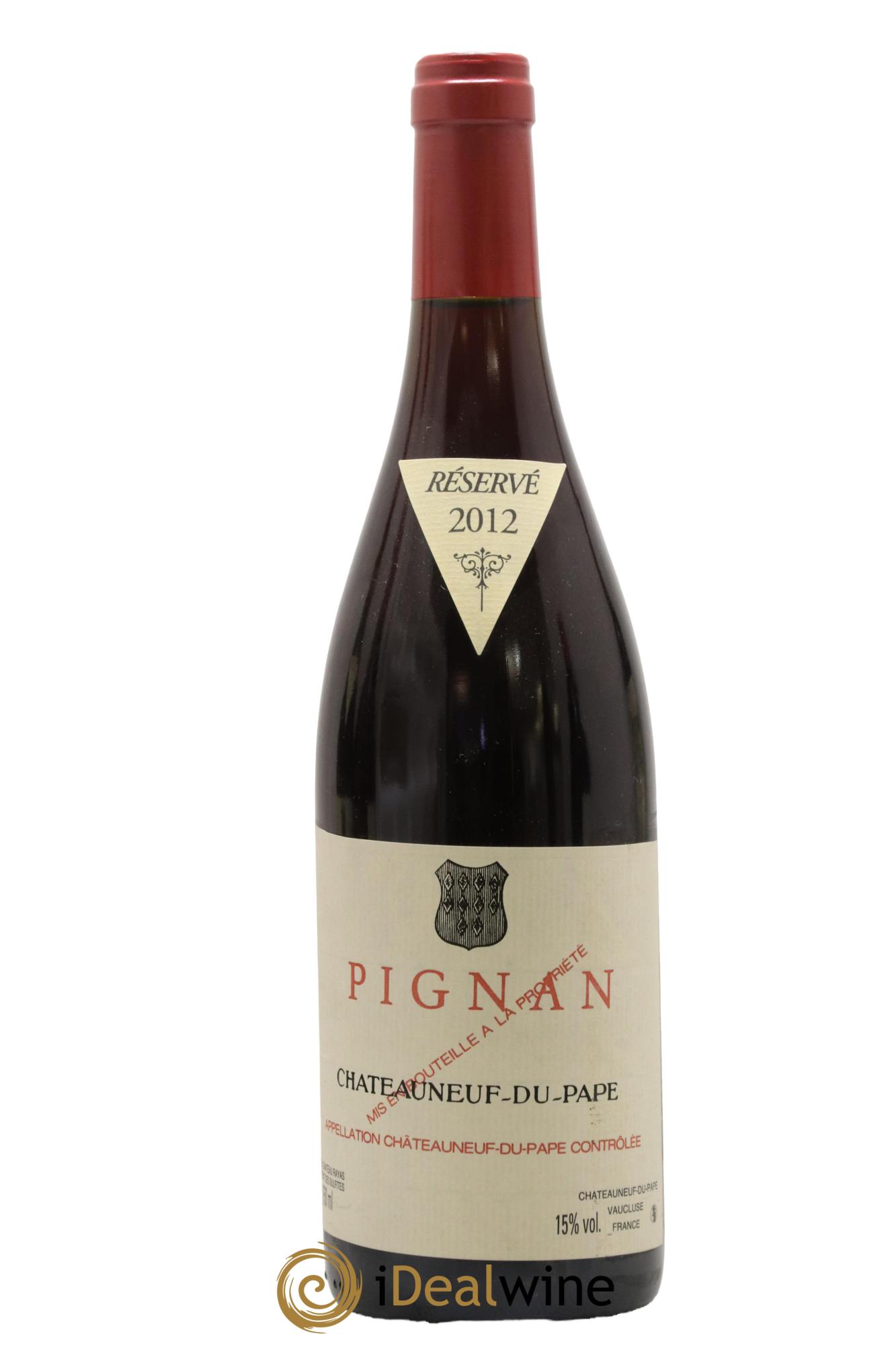 Châteauneuf-du-Pape Pignan Emmanuel Reynaud 2012 - Lot of 1 bottle - 0