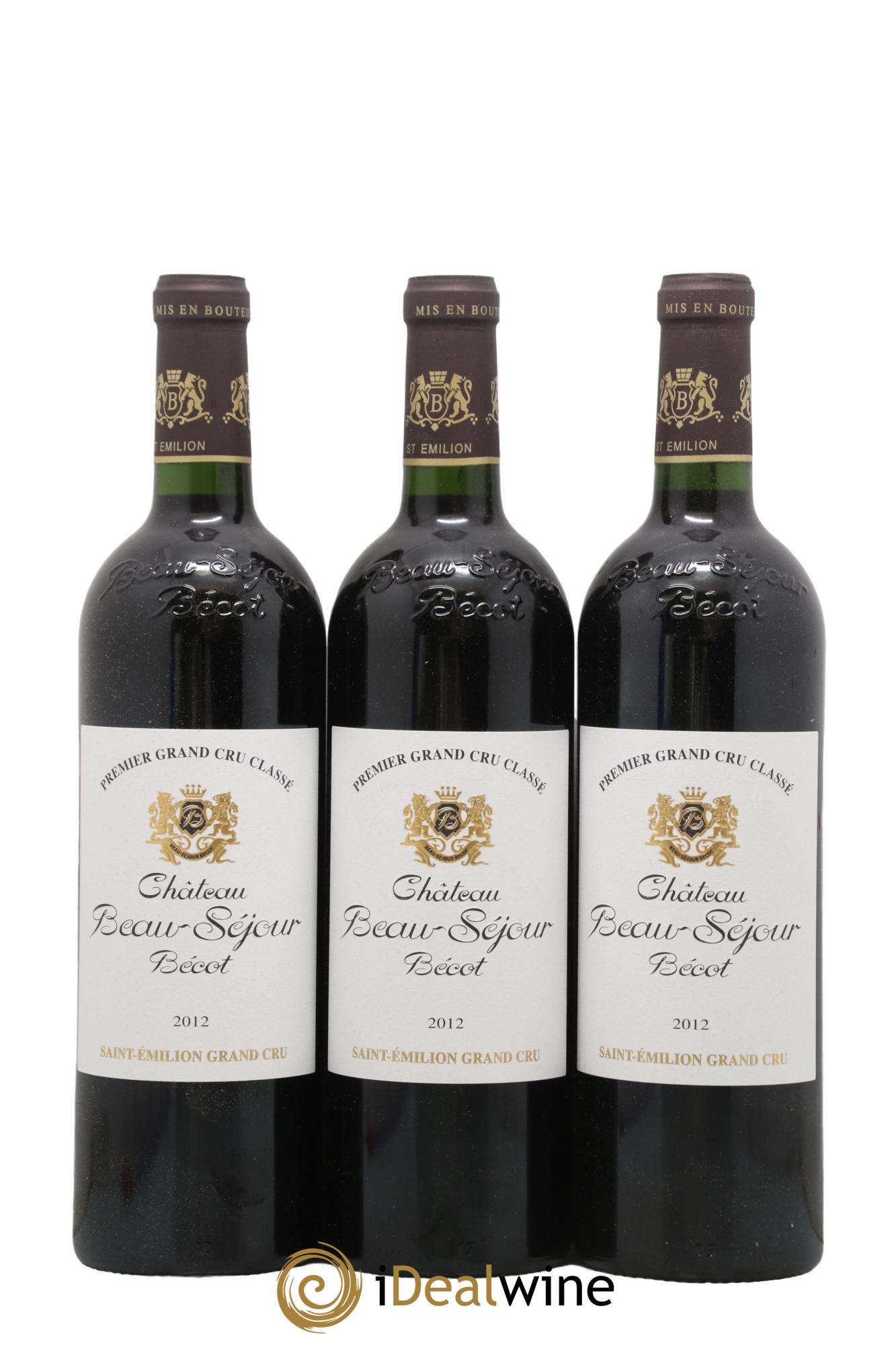 Château Beau-Séjour Bécot 1er Grand Cru Classé B 2012 - Lot de 6 bouteilles - 1