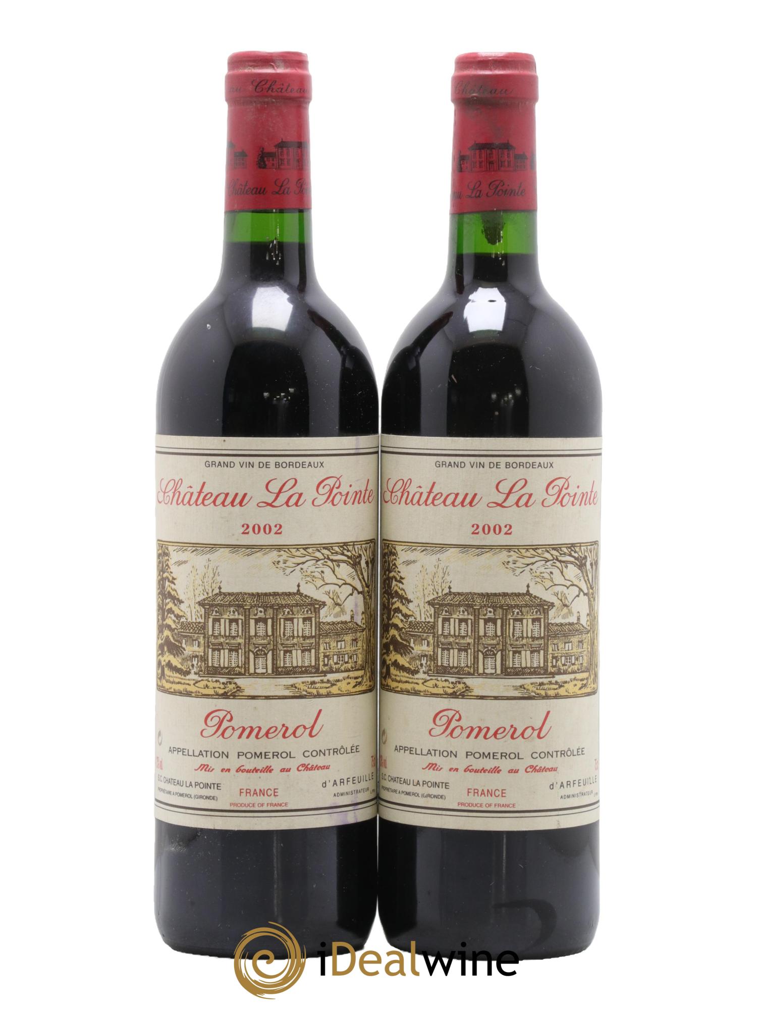 Château la Pointe 2002 - Posten von 2 Flaschen - 0