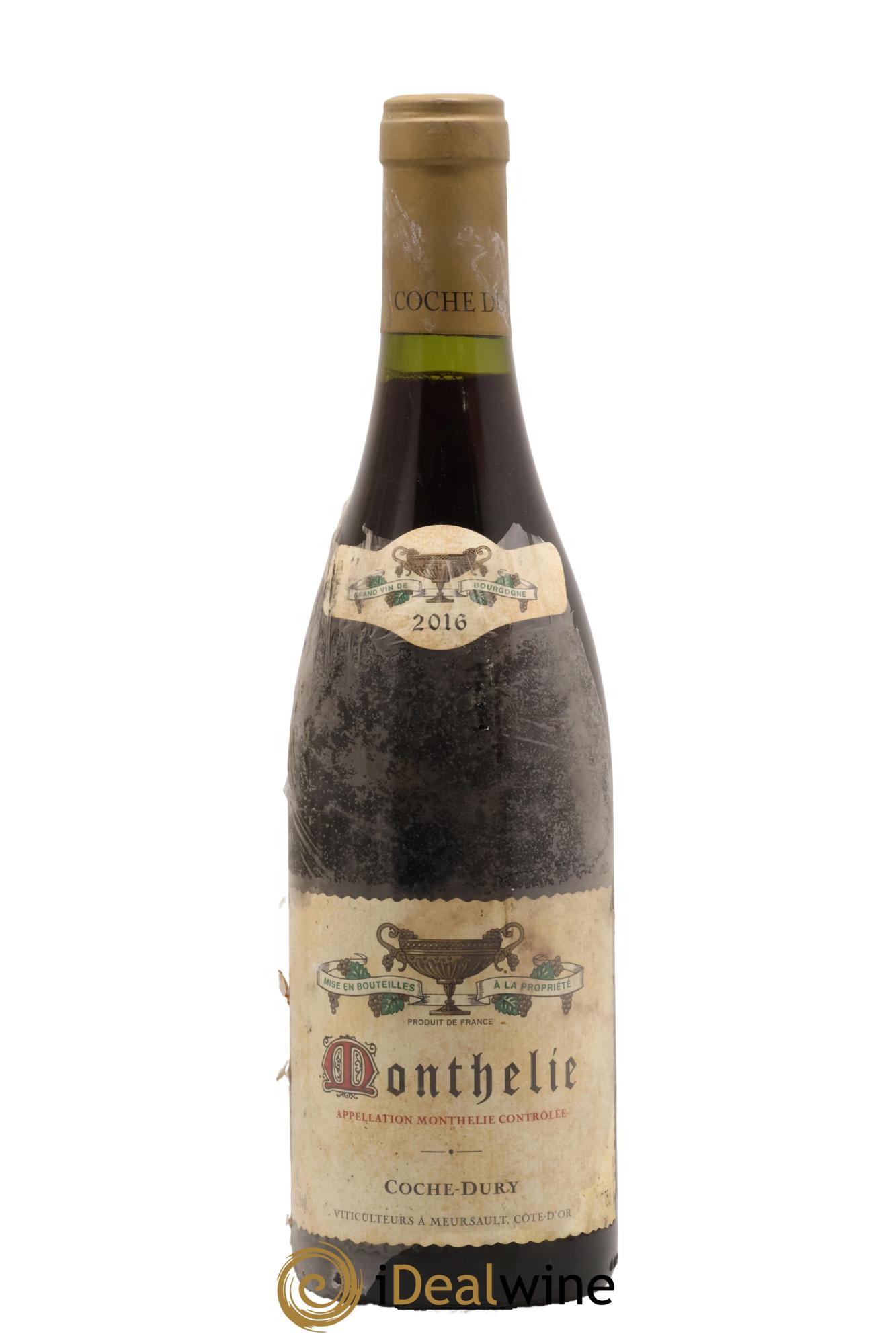 Monthélie Coche Dury (Domaine) 2016 - Posten von 1 Flasche - 0