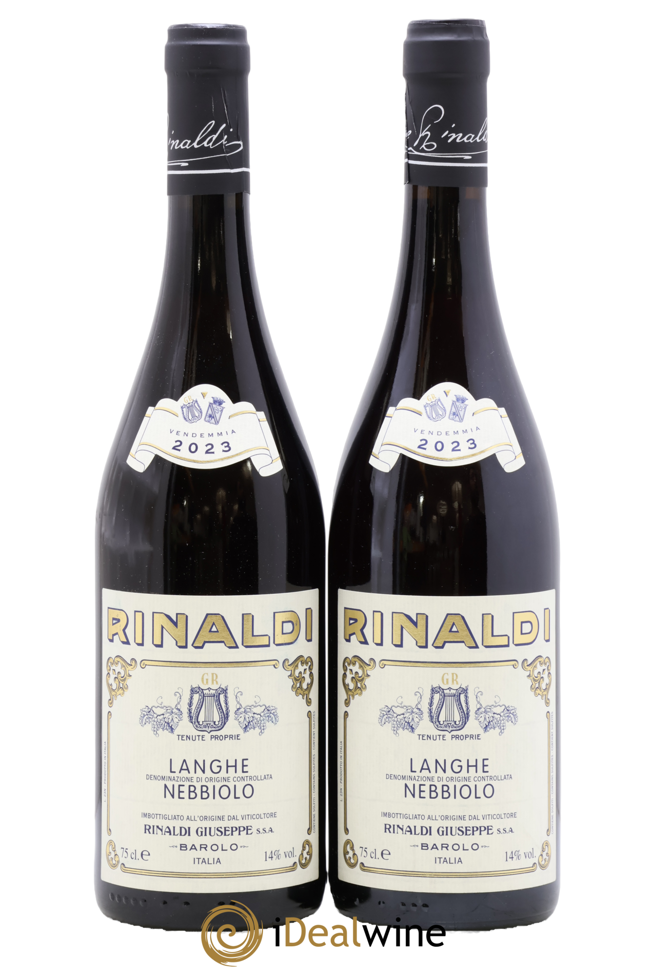 Langhe DOC Nebbiolo Giuseppe Rinaldi 2023 - Lot of 2 bottles - 0