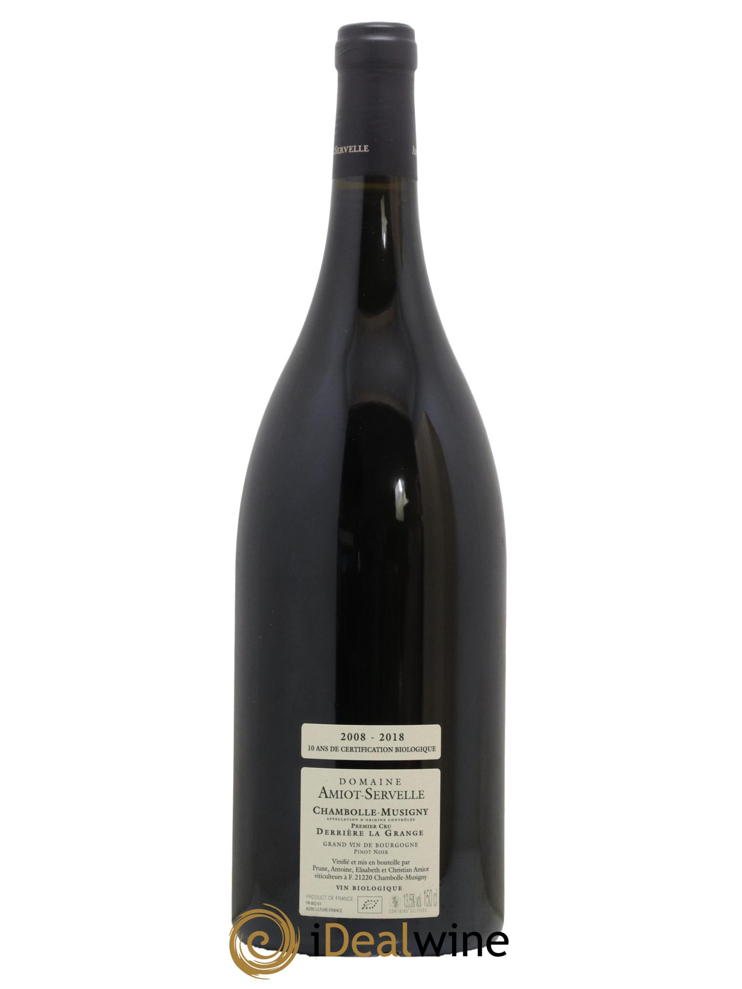Chambolle-Musigny 1er Cru Derrière la Grange Amiot-Servelle 2018 - Lot de 1 magnum - 2