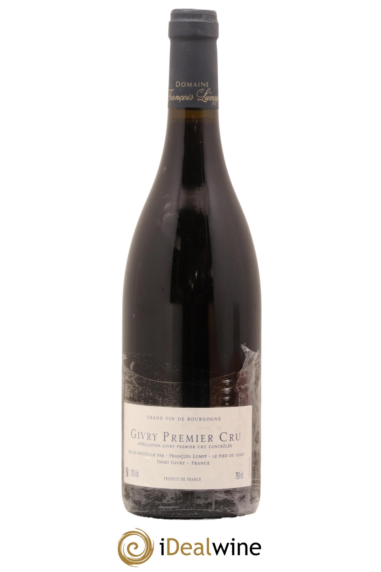 Givry 1er Cru A Vigne Rouge François Lumpp (Domaine) 2019 - Lot de 1 bouteille - 1