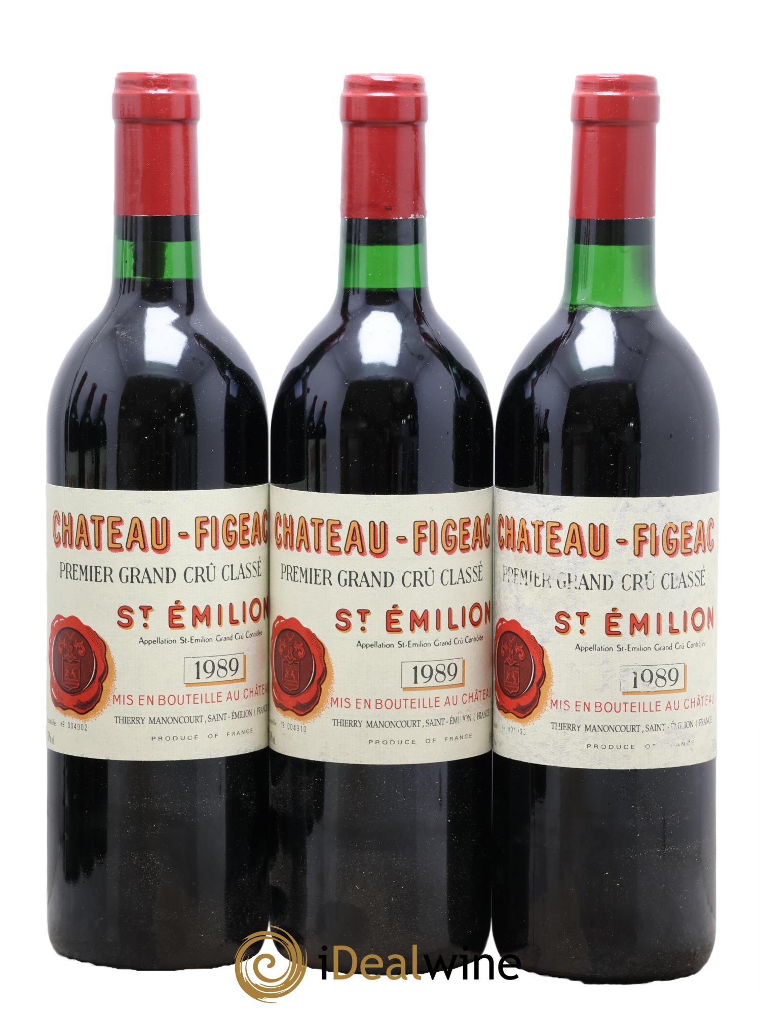 Château Figeac 1er Grand Cru Classé A 1989 - Posten von 12 Flaschen - 3