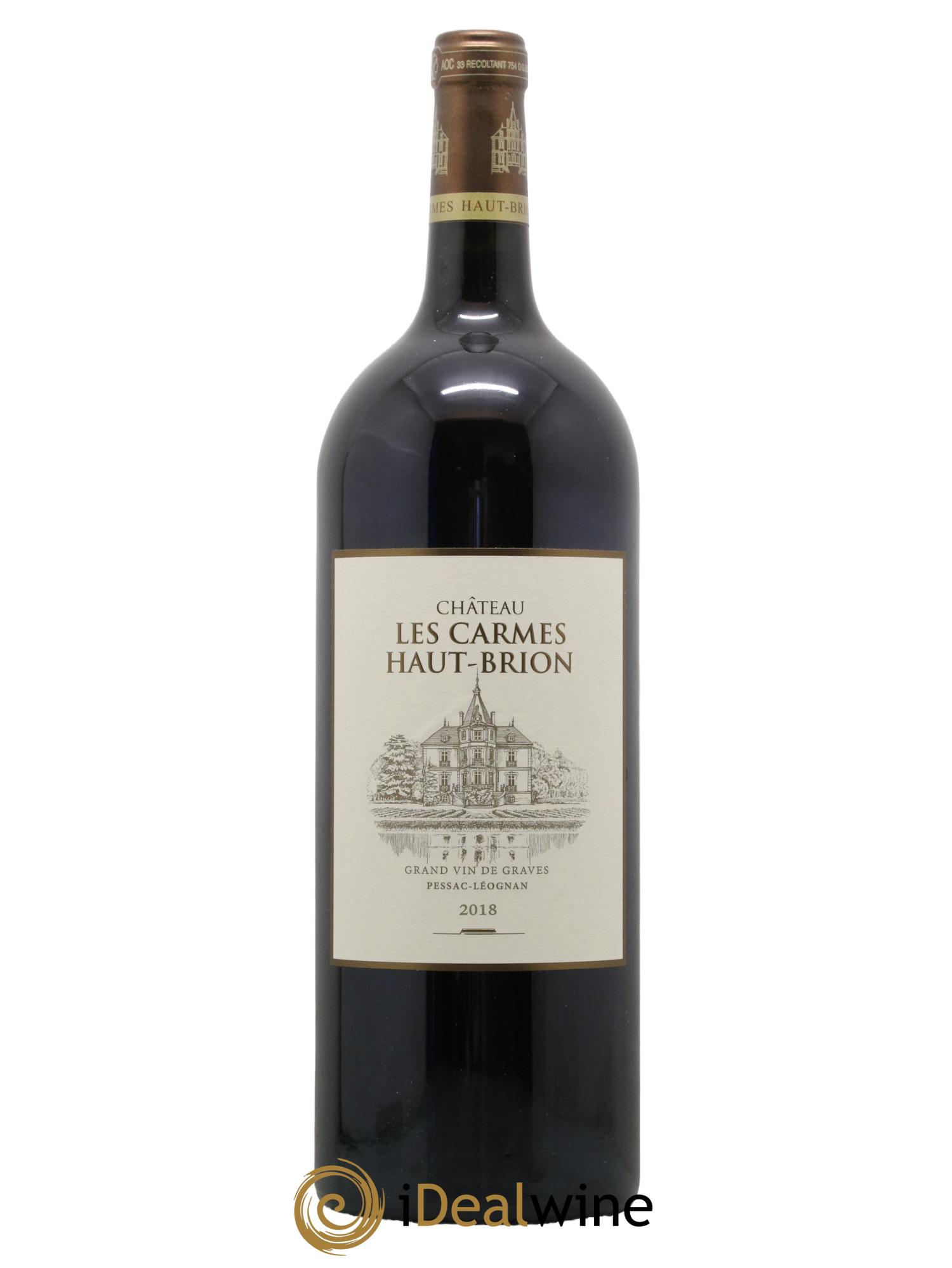 Château Les Carmes Haut-Brion 2018 - Lot de 1 magnum - 0