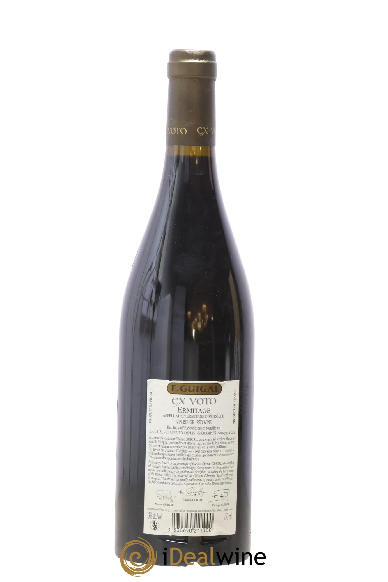 Ermitage Ex Voto Guigal 2007 - Lot of 1 bottle - 1