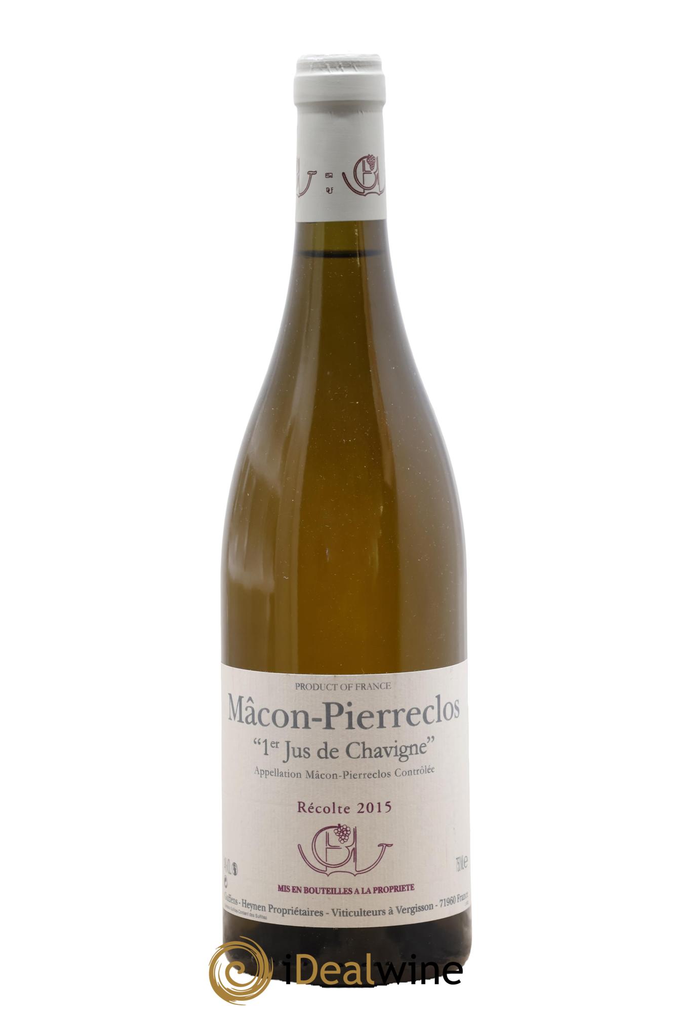 Mâcon Pierreclos 1er Jus de Chavigne Guffens-Heynen 2015 - Lotto di 1 bottiglia - 0