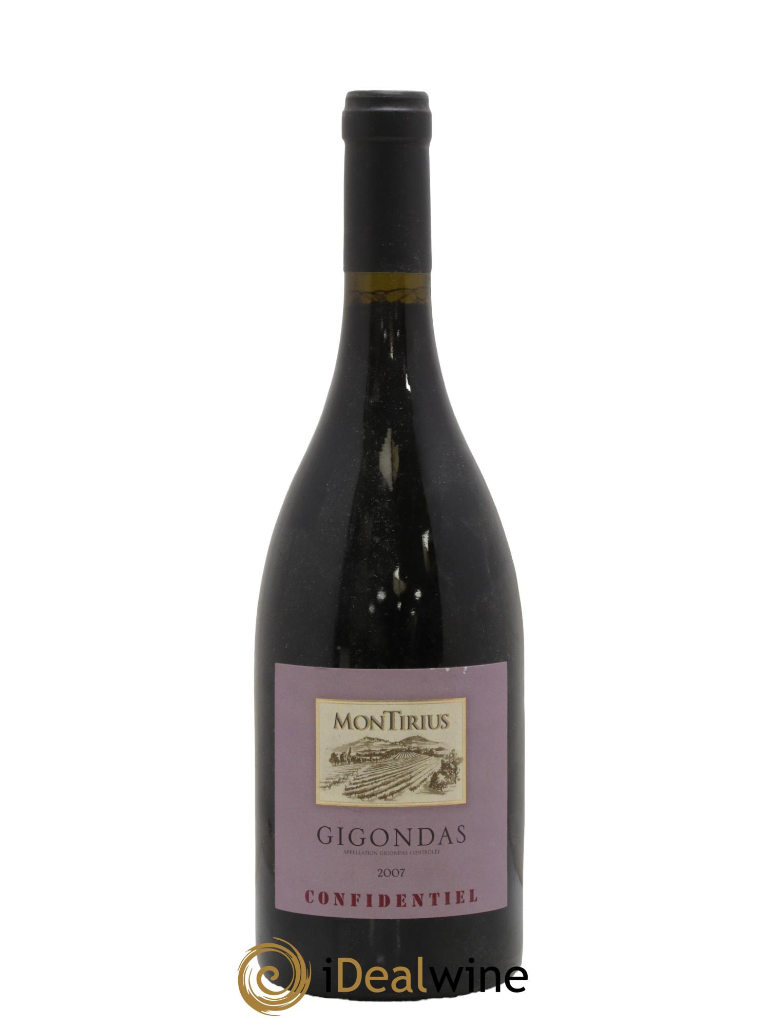 Gigondas Confidentiel Montirius 2007 - Lot de 1 bouteille - 0