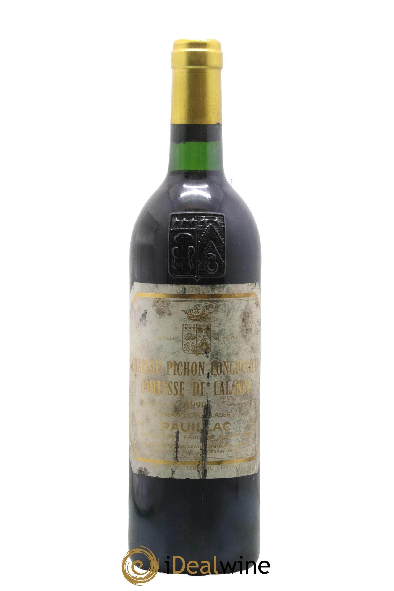 Château Pichon Longueville Comtesse de Lalande 2ème Grand Cru Classé 1990 - Lot de 1 bouteille - 0