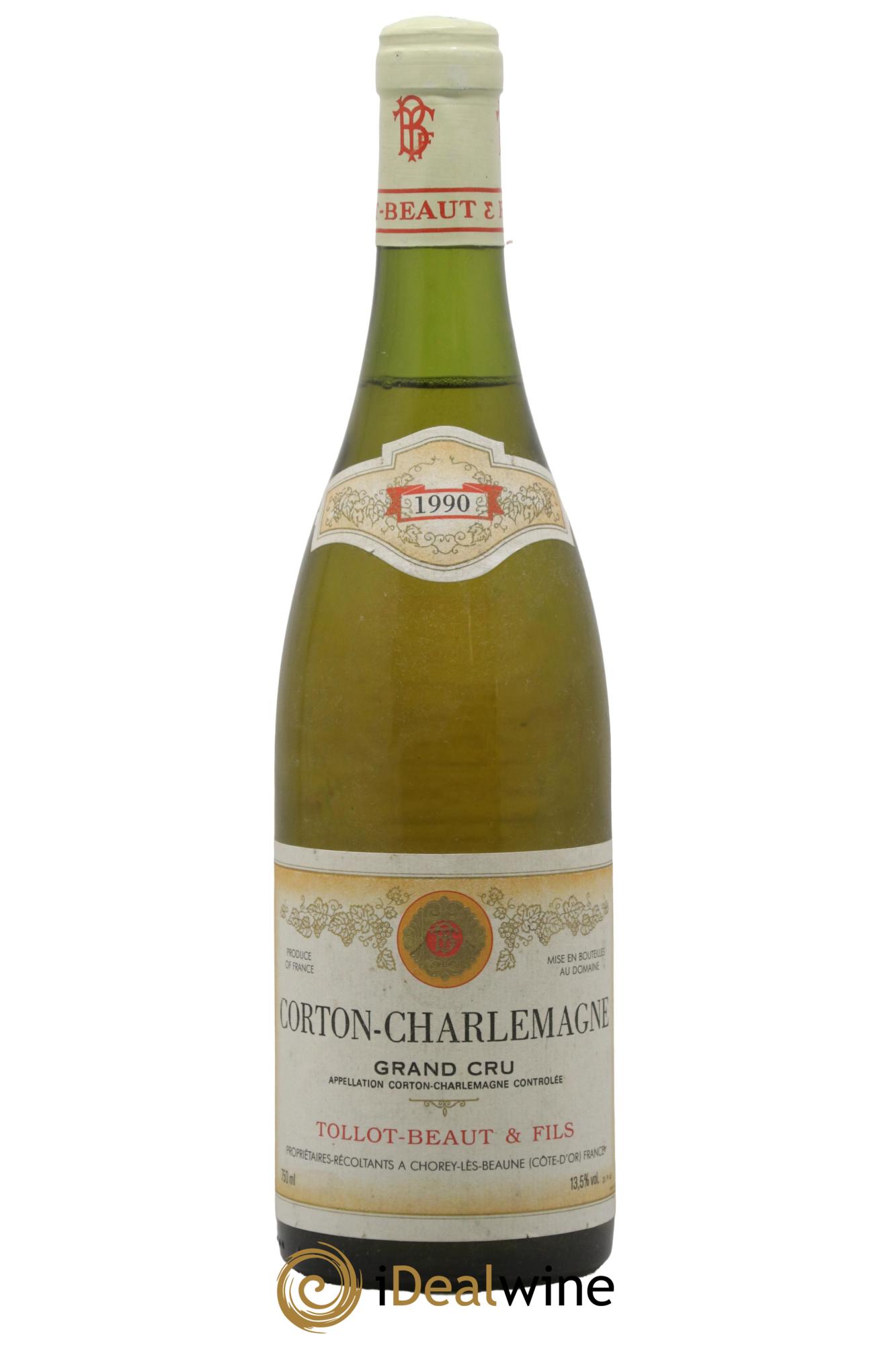 Corton-Charlemagne Grand Cru Tollot Beaut (Domaine) 1990 - Lotto di 1 bottiglia - 0