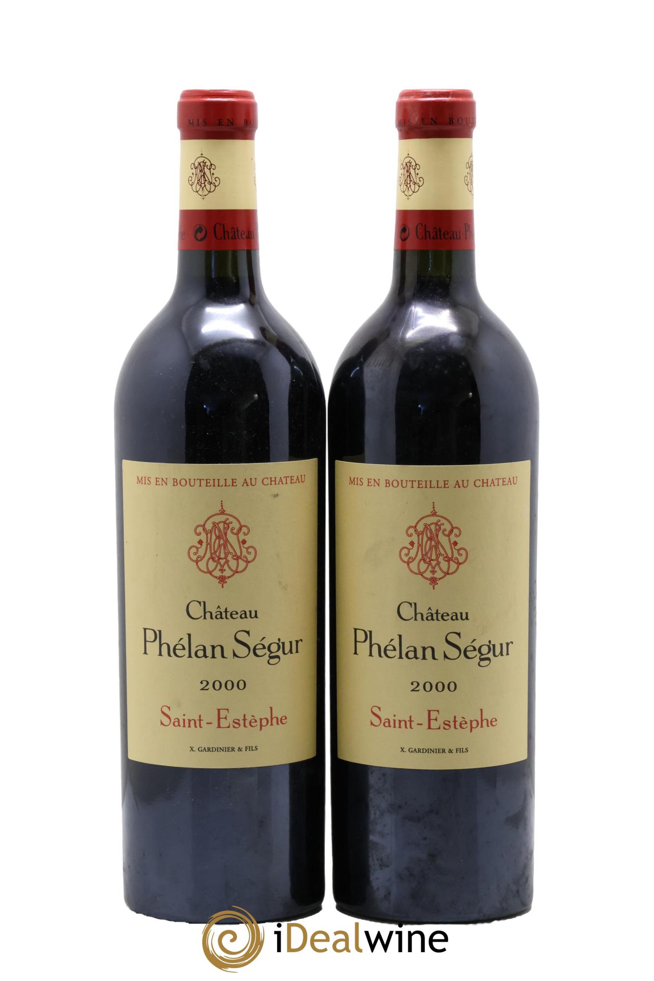 Château Phélan Ségur 2000 - Lot of 2 bottles - 0