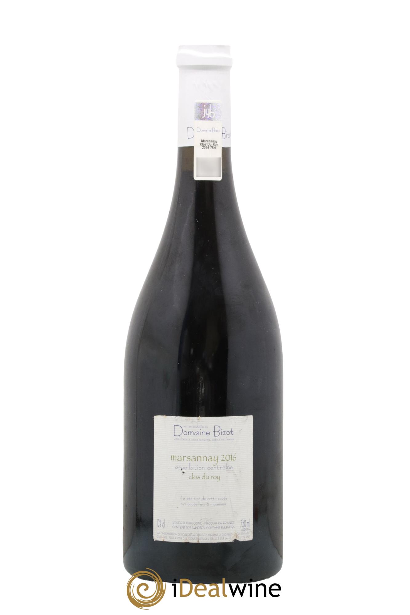 Marsannay Clos du Roy Bizot (Domaine) 2016 - Posten von 1 Flasche - 1