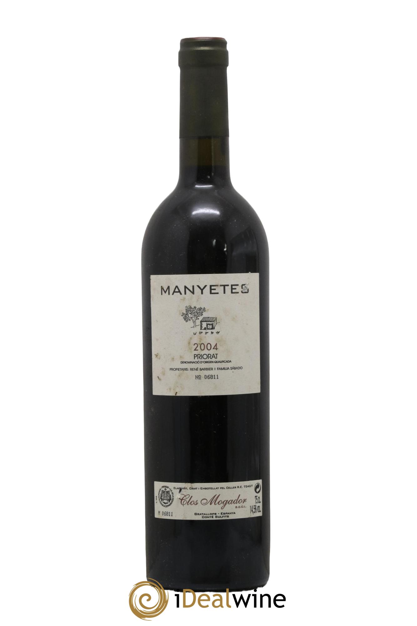 Priorat Clos Mogador Manyetes René Barbier 2004 - Posten von 1 Flasche - 0