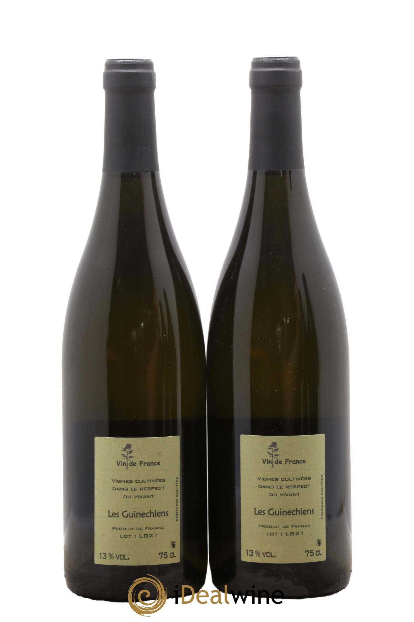 Vin de France Les Guinechiens Benoit Courault 2021 - Posten von 2 Flaschen - 1