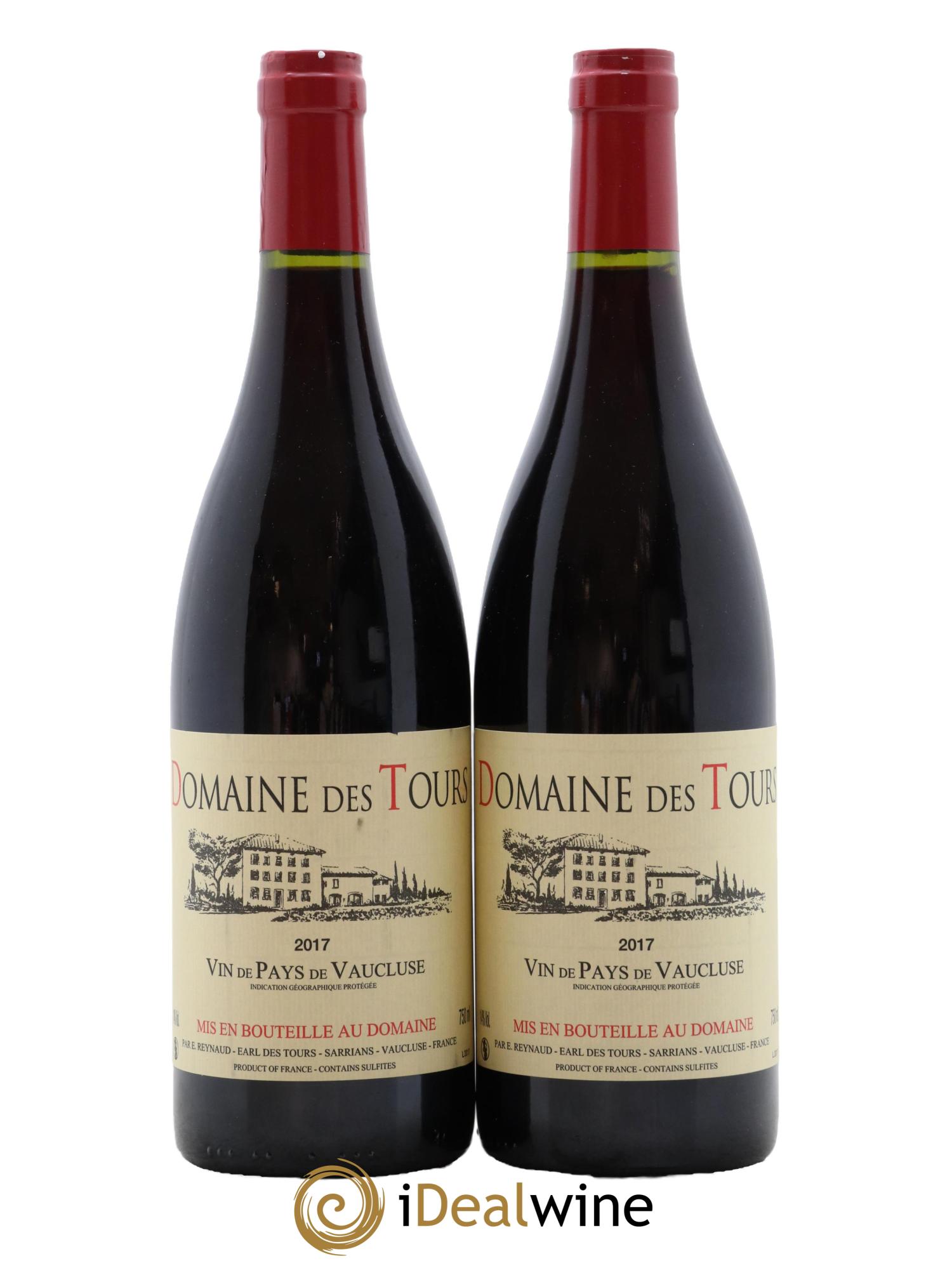 Vaucluse (Vin de Pays de Vaucluse) Domaine des Tours Emmanuel Reynaud 2017 - Posten von 2 Flaschen - 0