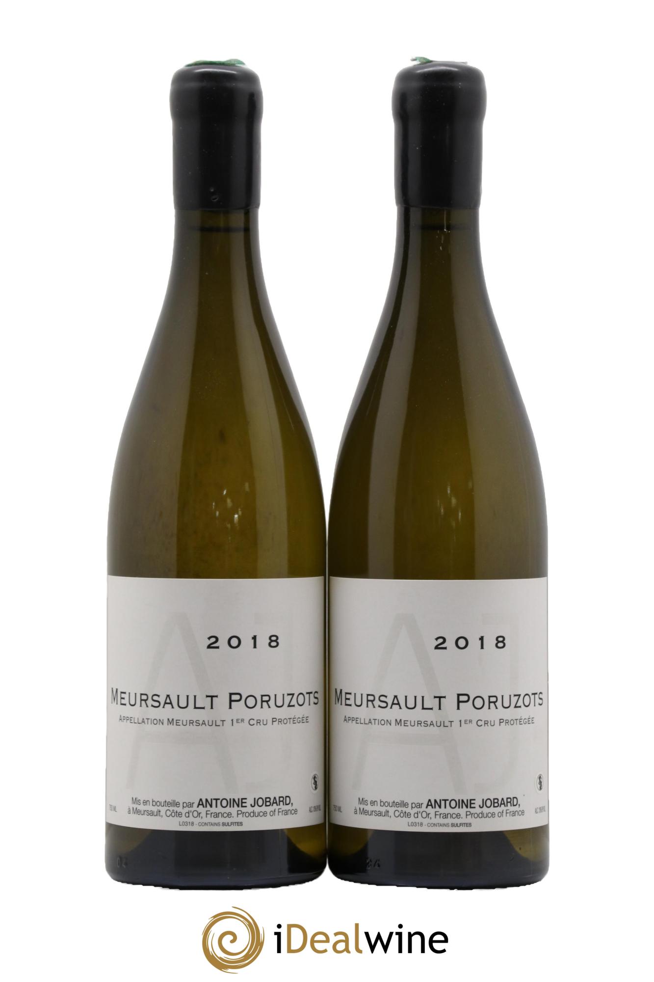 Meursault 1er Cru Poruzots François et Antoine Jobard (Domaine) 2018 - Lot de 2 bouteilles - 0