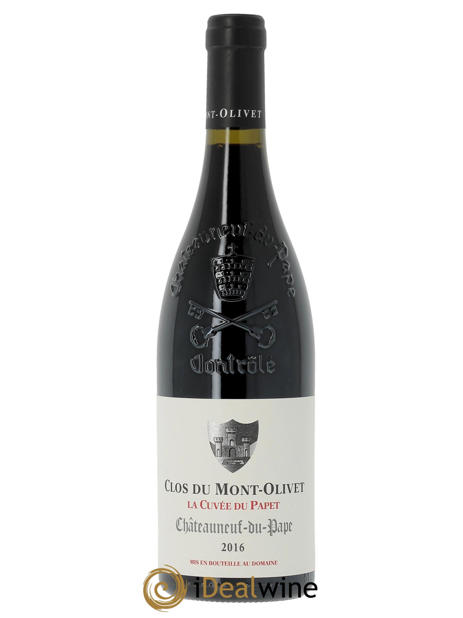 Châteauneuf-du-Pape Cuvée du Papet Clos du Mont-Olivet   2016 - Posten von 1 Flasche - 0