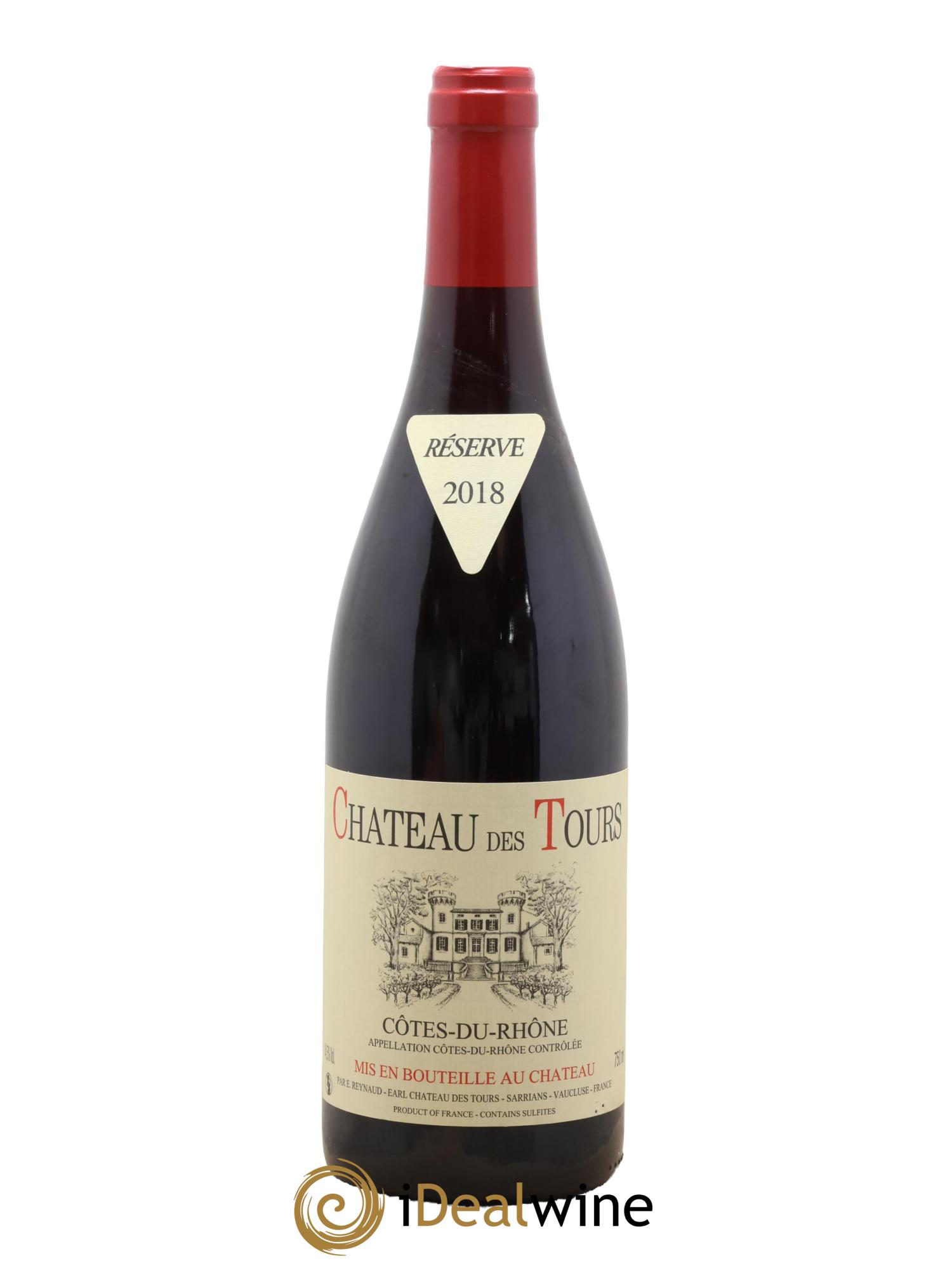 Côtes-du-Rhône Château des Tours Emmanuel Reynaud 2018 - Lot of 1 bottle - 0